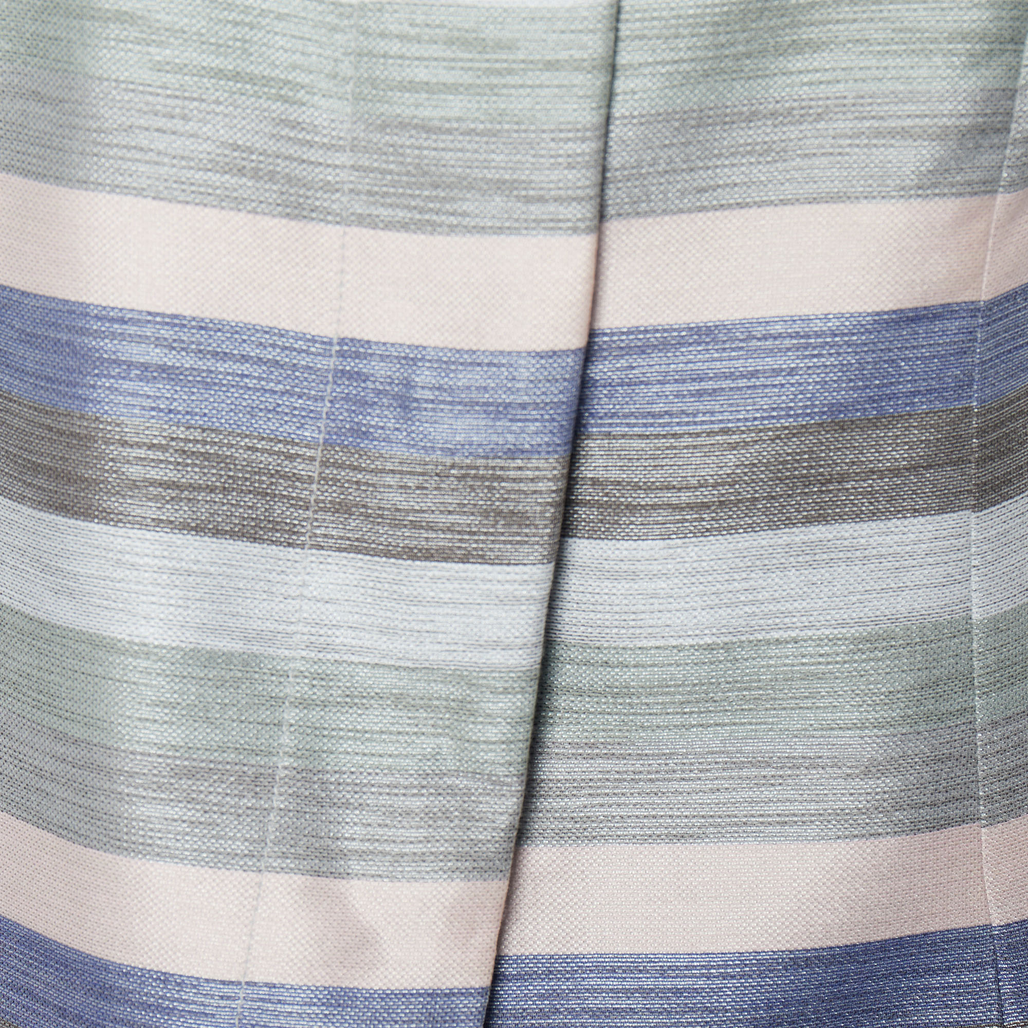 Emporio Armani Multicolor Striped Cotton Sleeveless Vest S