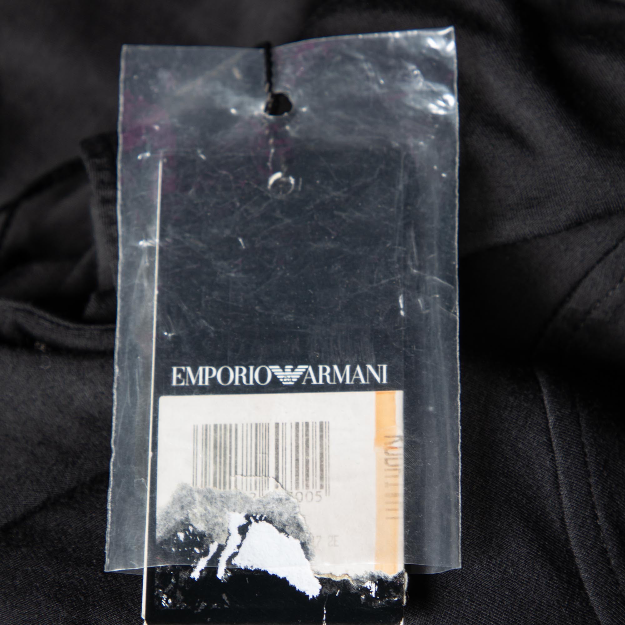 Emporio Armani Black Modal Knit Midi Dress M