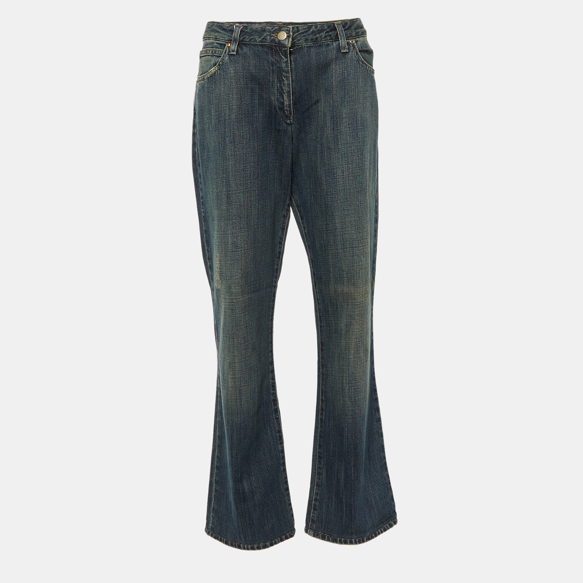 Emporio Armani Blue Washed Denim Jeans L Waist 31