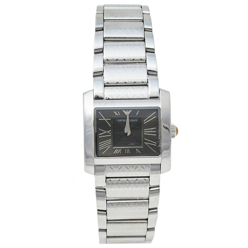 Emporio Armani Black Stainless Steel AR5708 Women's Wristwatch 27 mm