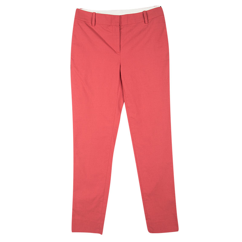 Image of Ermanno Scervino Pink Slim Fit Pants S