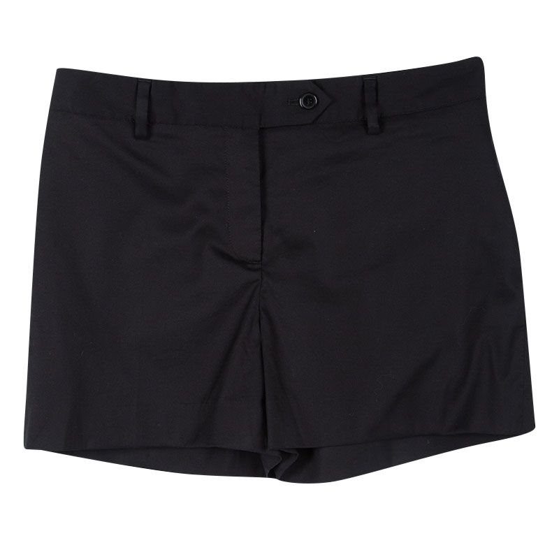 Image of Ermanno Scervino Black High Waist Shorts M