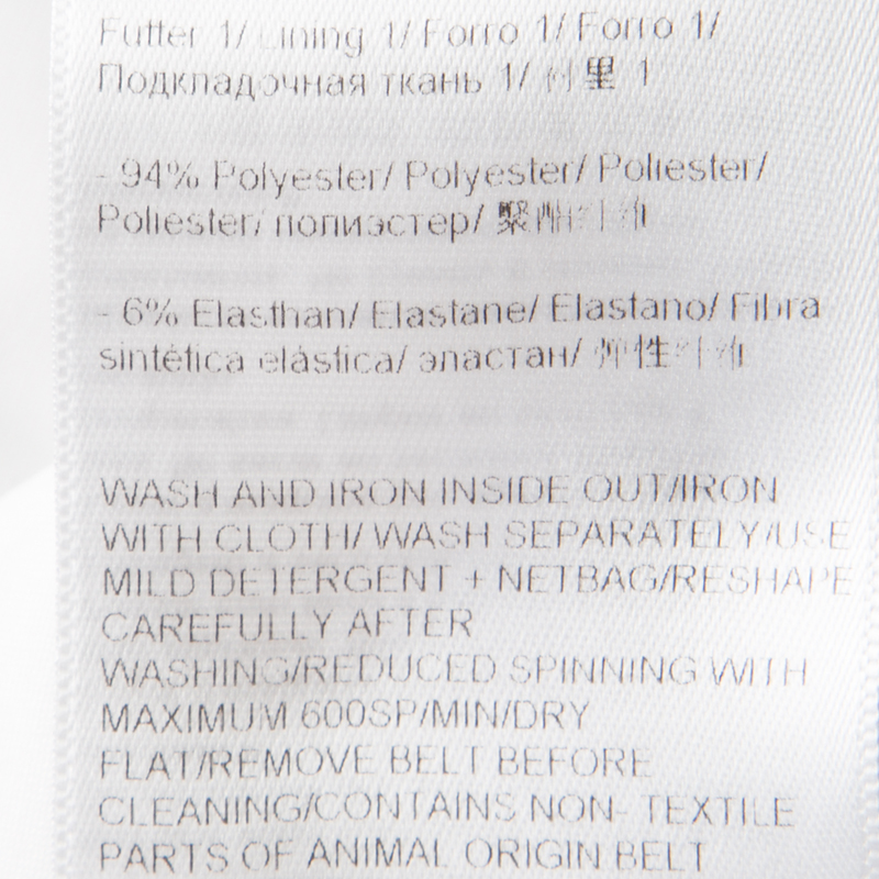 Escada Monochrome Scallop Lace Panel Detail Short Sleeve Dress XS