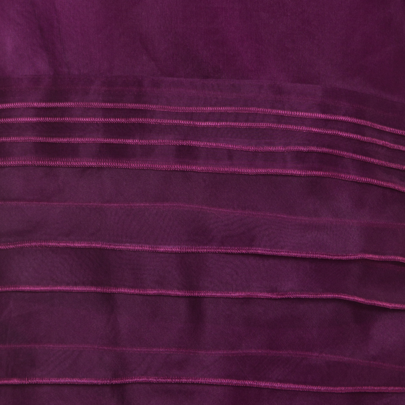 Escada Amethyste Purple Sheer Silk Sleeveless Norga Layered Top M