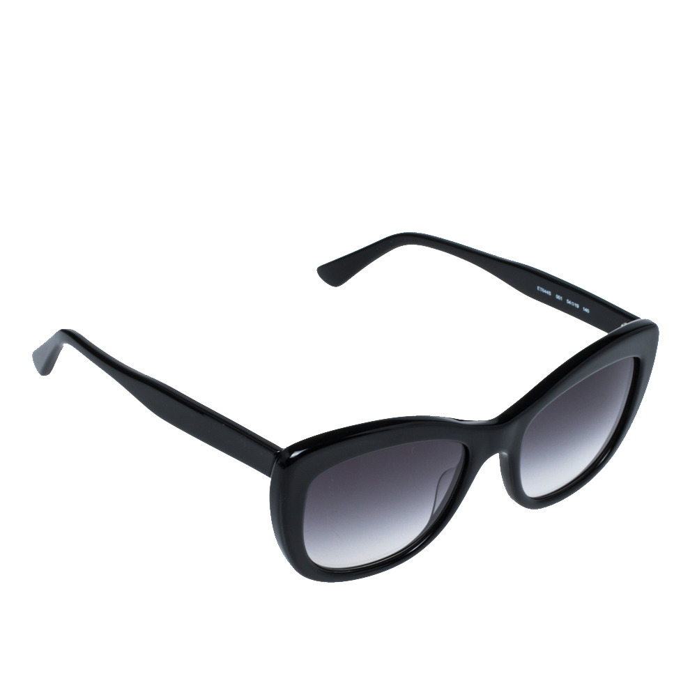 Image of Etro Black/ Grey Gradient ETS Cat Eye Sunglasses