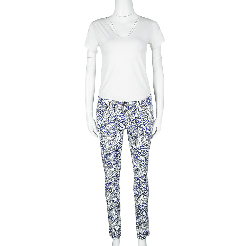 Etro Multicolor Paisley Printed Slim Fit Denim Jeans
Etro Multicolor Paisley Printed Slim Fit Denim Jeans
