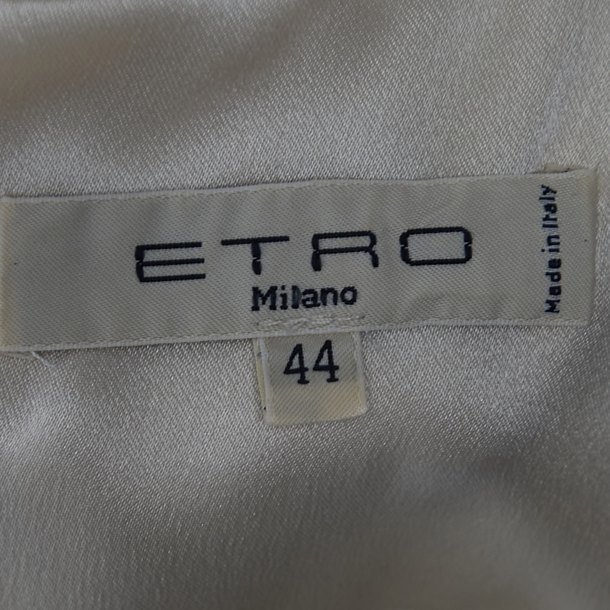 Etro Cream Floral Devour Maxi Dress M