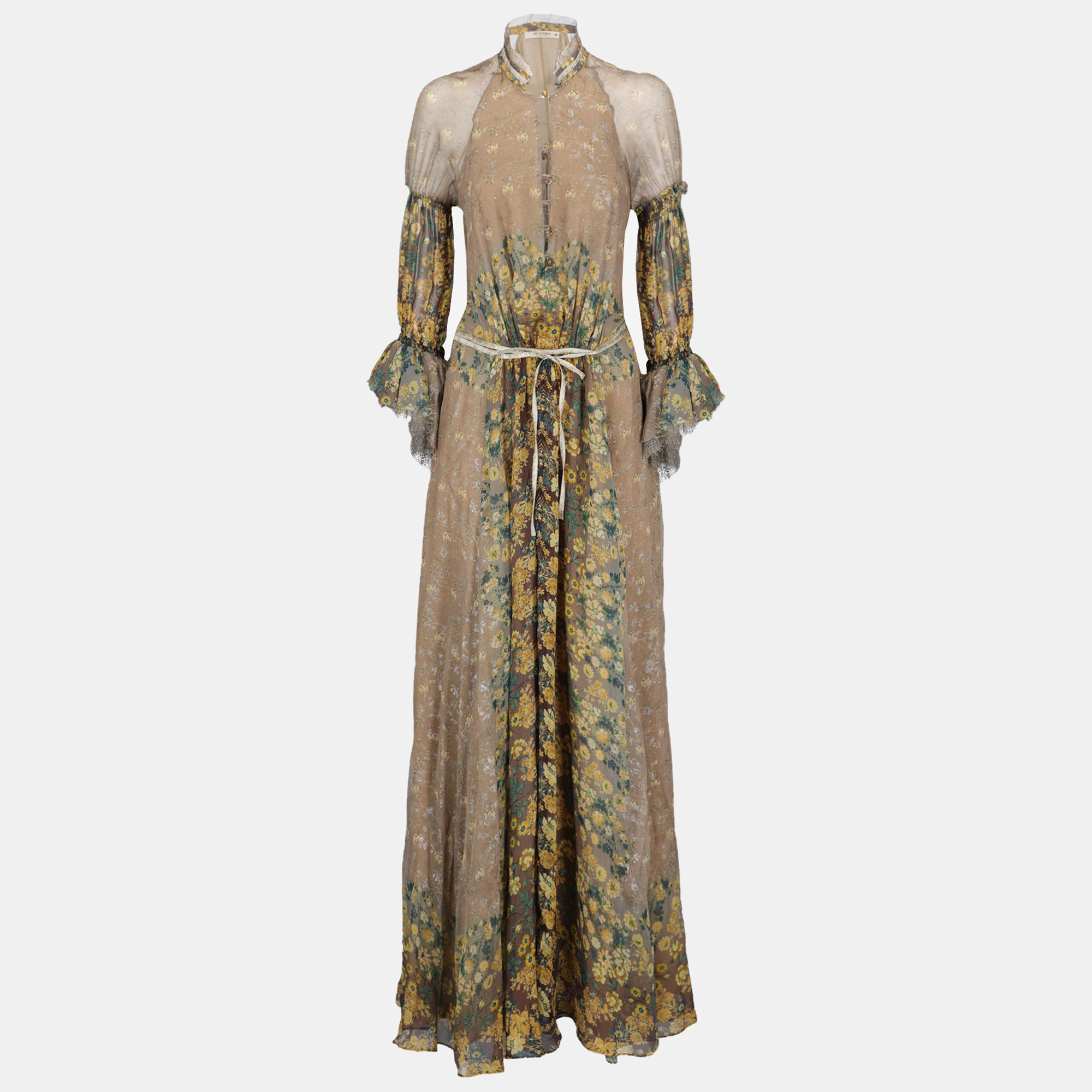 Etro  Women's Silk Dress - Brown - S