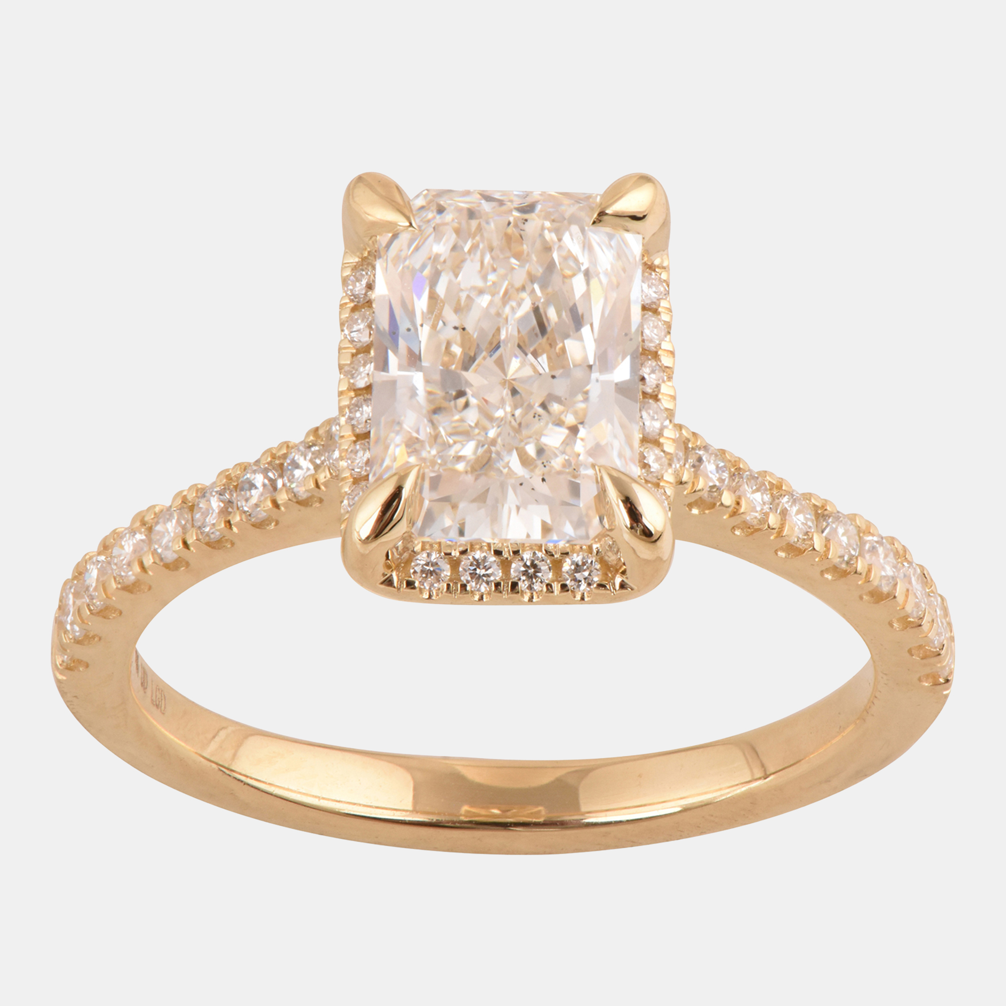 1.95ct 14k Yellow Gold Lab Grown Diamond Engagement Ring 
1.95ct 14k Yellow Gold Lab Grown Diamond Engagement Ring