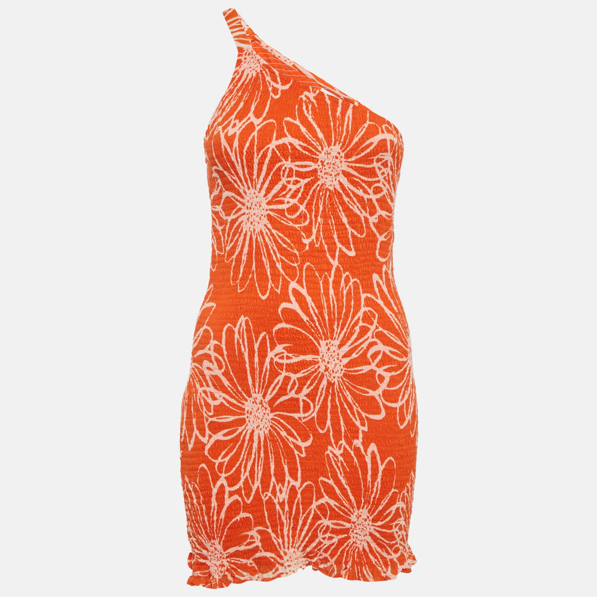 Faithfull The Brand Orange Floral Print Cotton Terre Mer Mini Dress M
Faithfull The Brand Orange Floral Print Cotton Terre Mer Mini Dress M