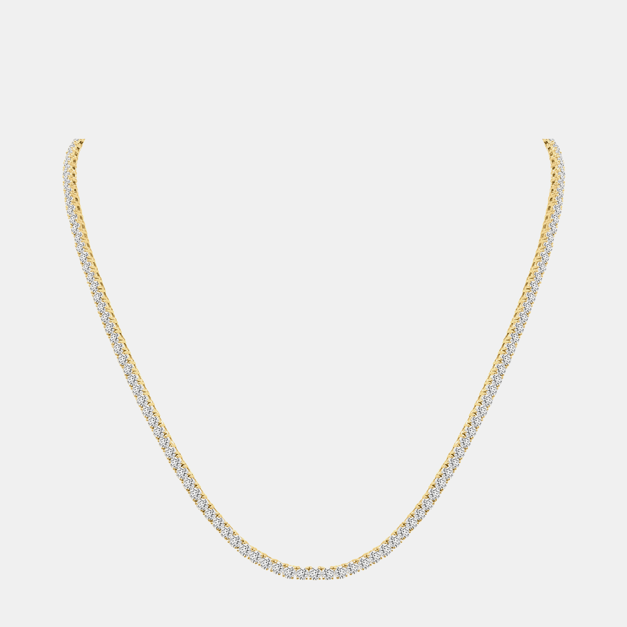 14K Yellow Gold Lab Grown Diamond Straight Line Necklace 18 inches (5.00 Ct)
14K Yellow Gold Lab Grown Diamond Straight Line Necklace 18 inches (5.00 Ct)