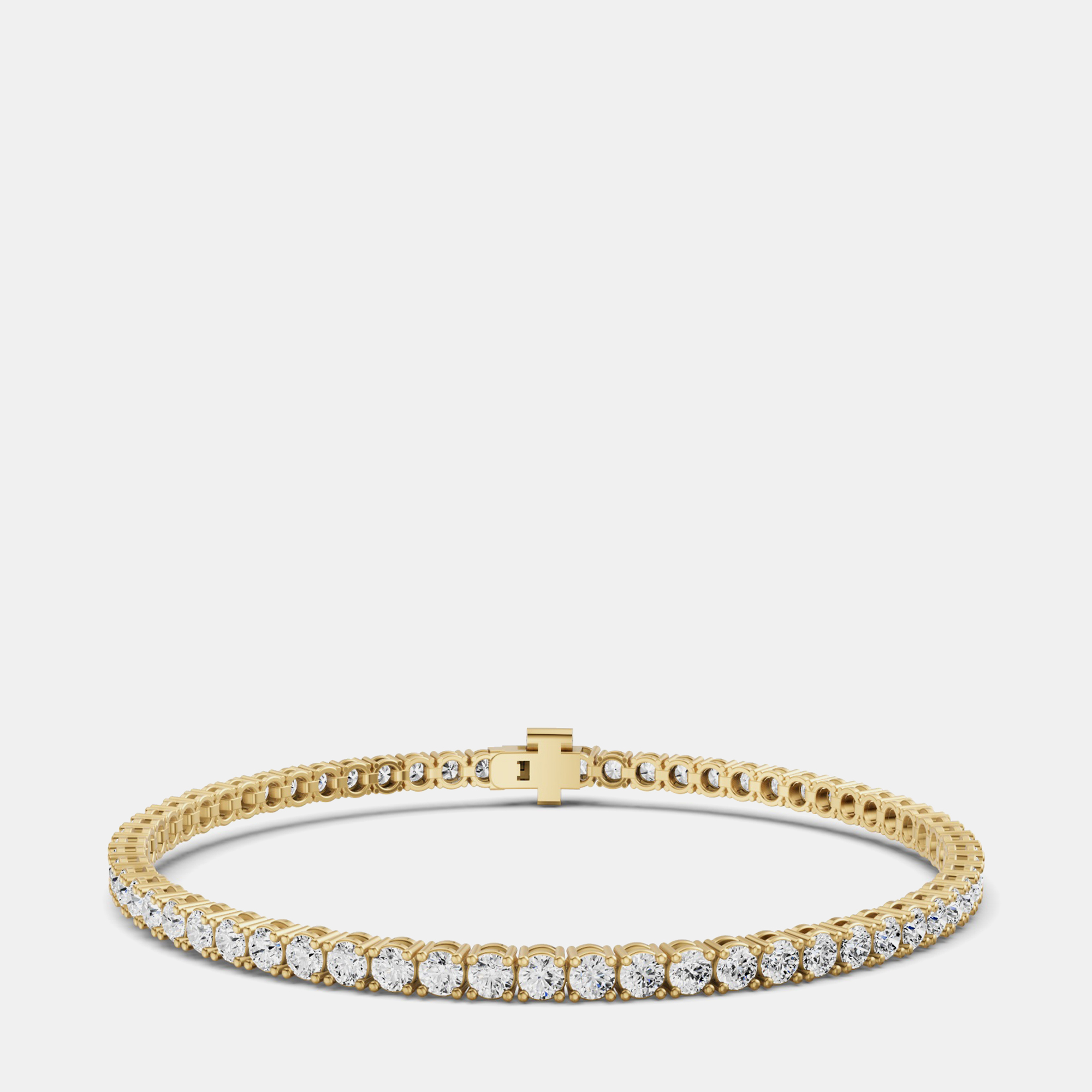 14K Yellow Gold Lab Grown Diamond Lightweight Bracelet 7 Inches (20 Ct)
14K Yellow Gold Lab Grown Diamond Lightweight Bracelet 7 Inches (20 Ct)