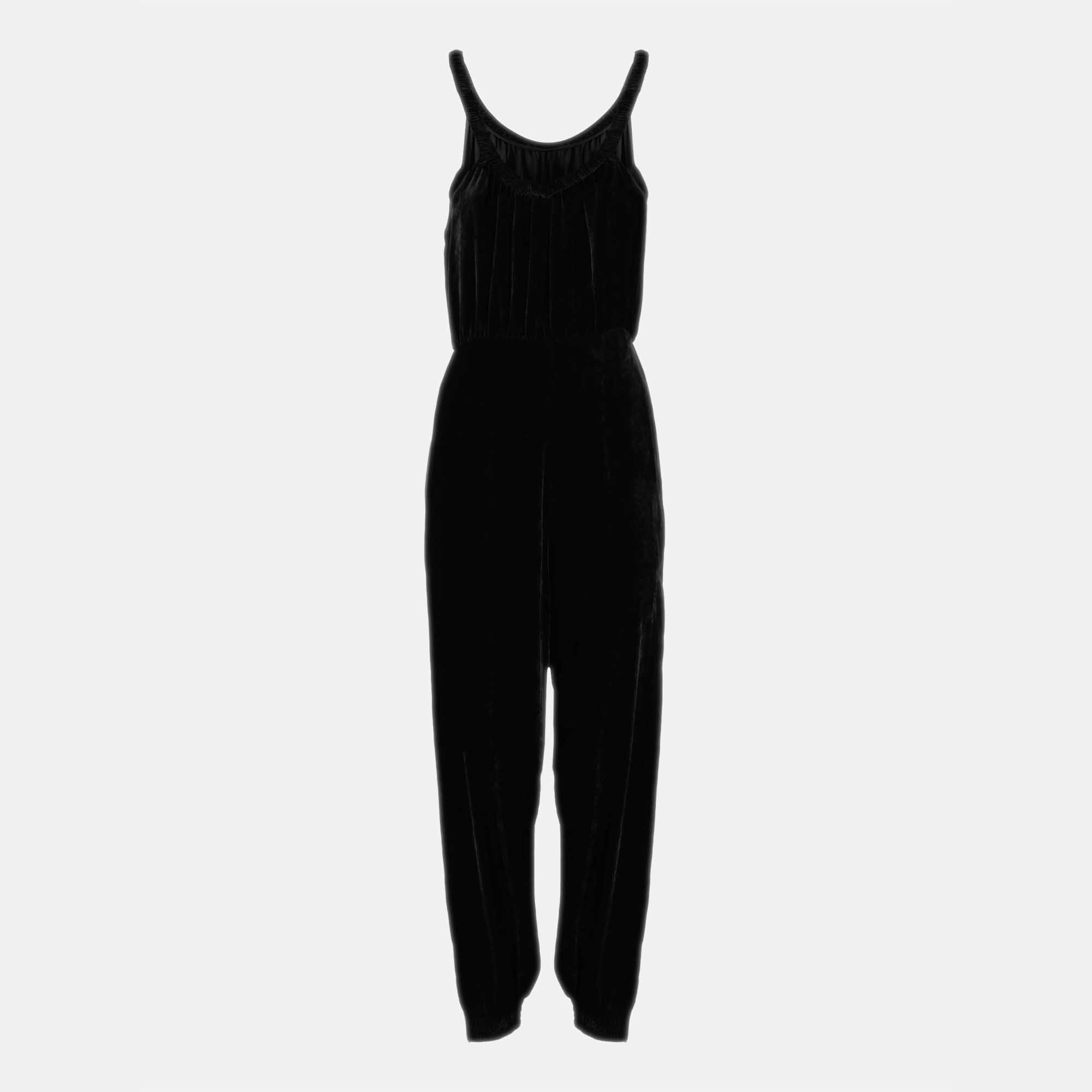 Fendi Women's Synthetic Fibers Jumpsuit - Black - S