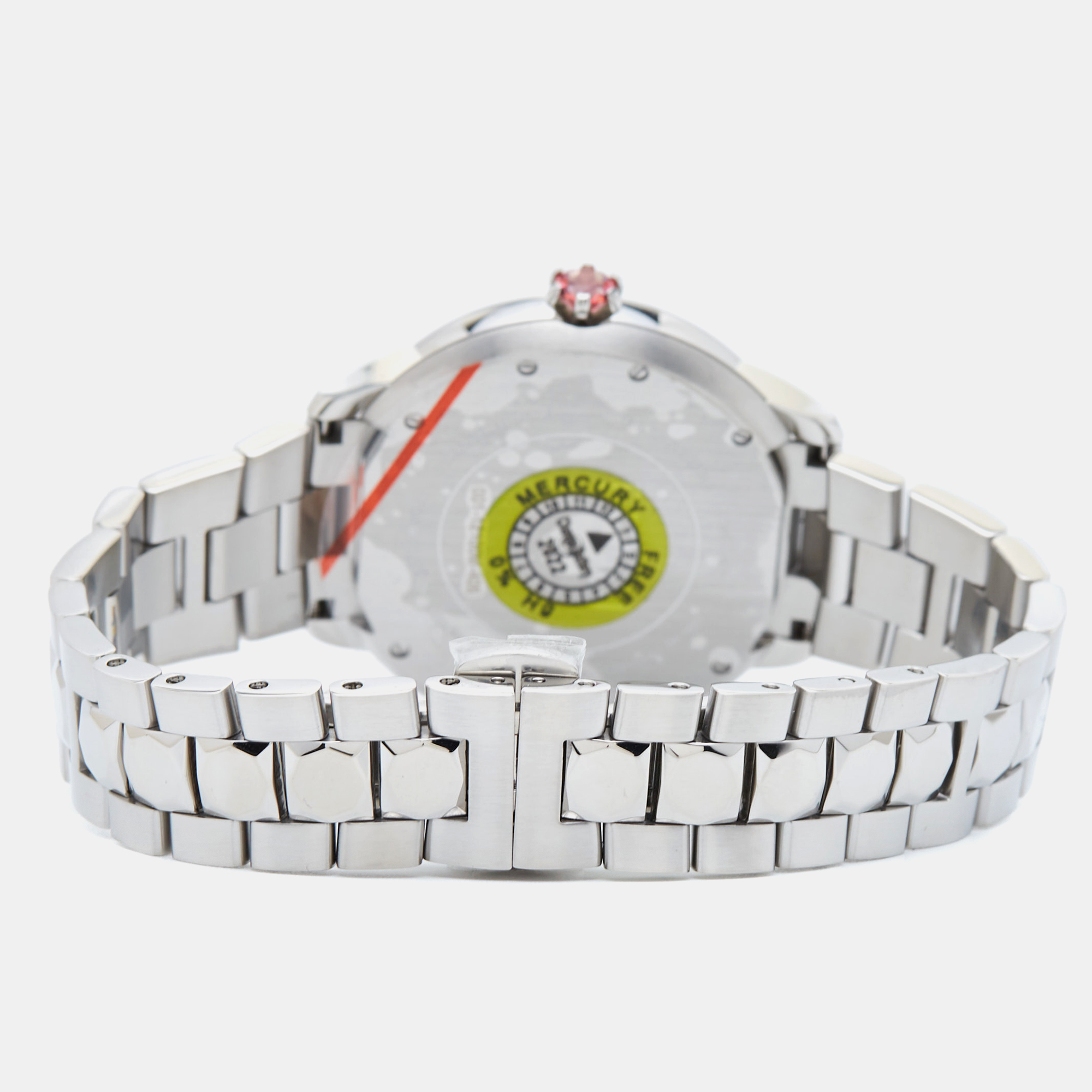 Fendi Mother Of Pearl Stainless Steel IShine 12100M Women's Wristwatch 38 Mm
