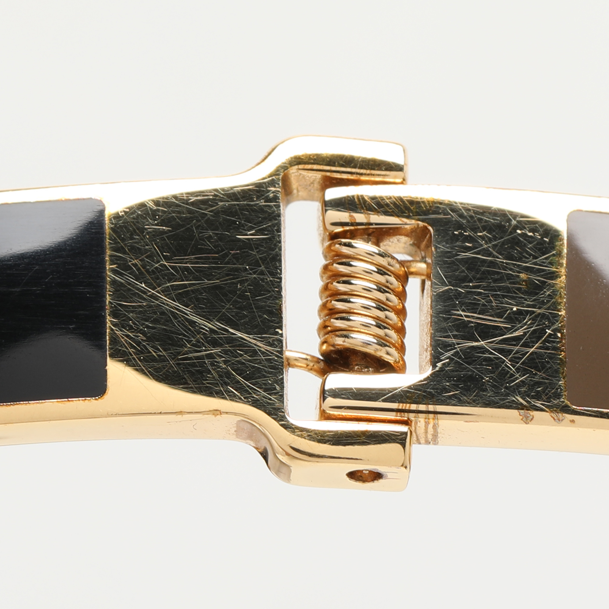 Fendi F Is Fendi Bicolor Enamel Gold Tone Bracelet L