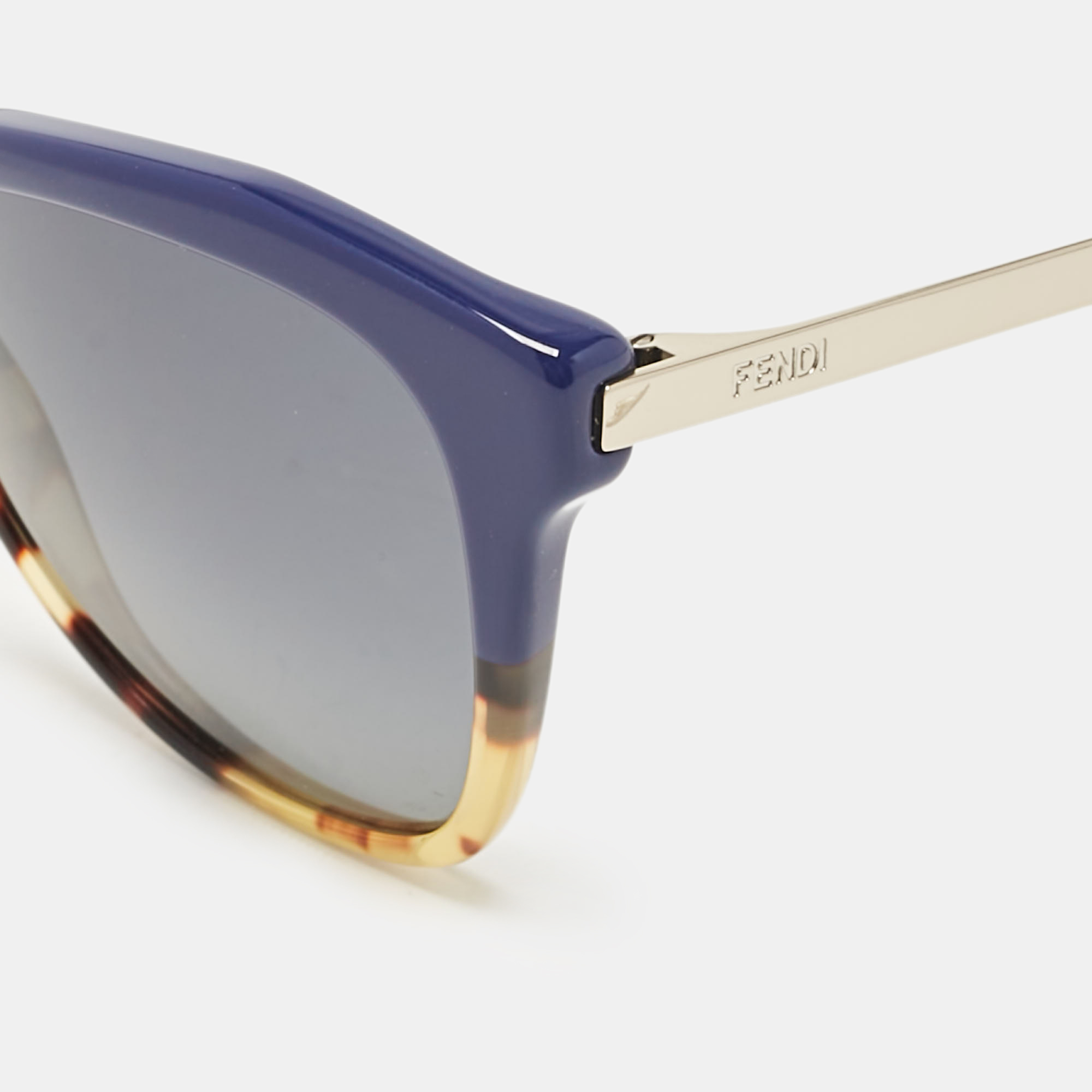 Fendi Tortoise Blue/Blue FF0089/S Cat-Eye Sunglasses