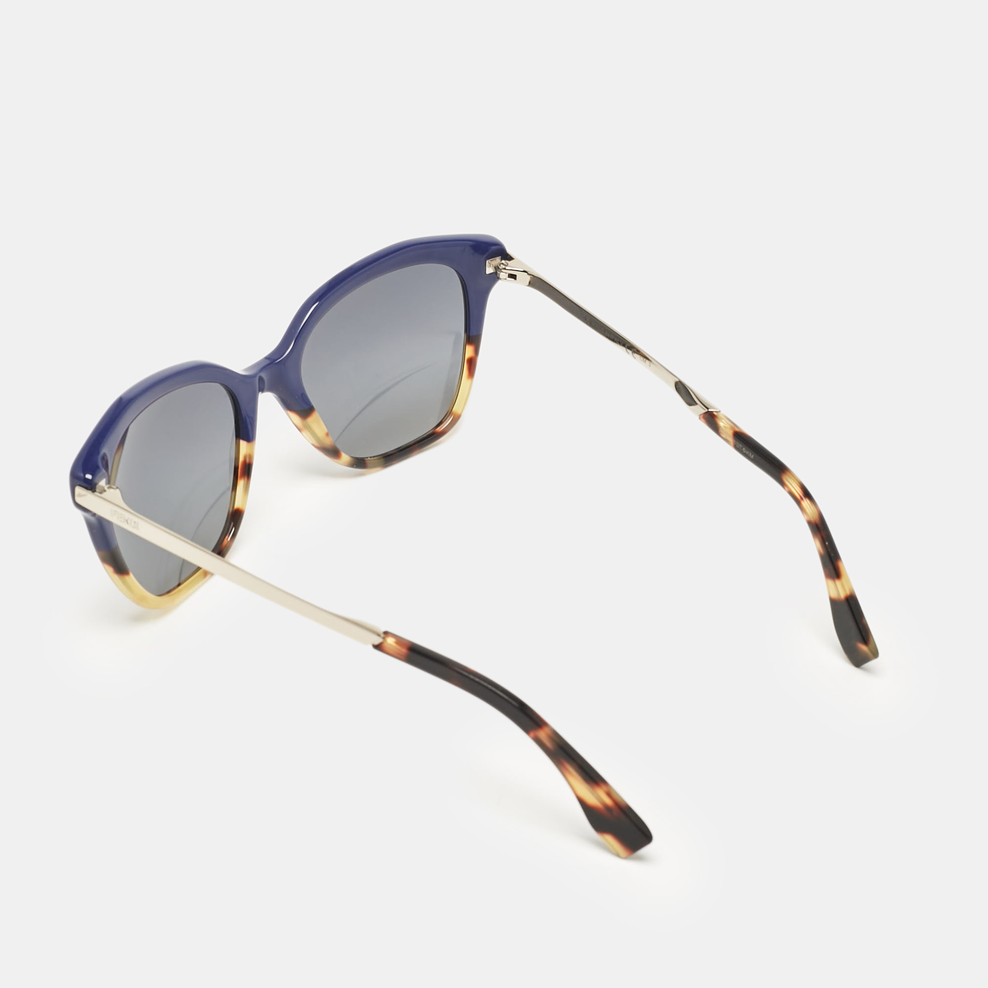 Fendi Tortoise Blue/Blue FF0089/S Cat-Eye Sunglasses