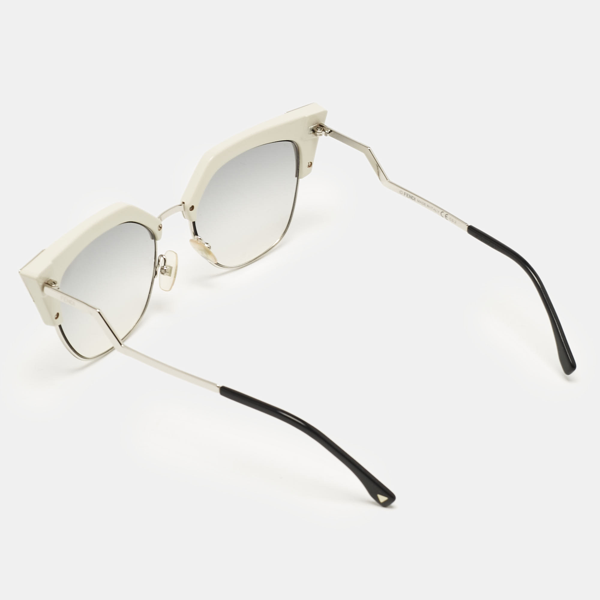 Fendi White/Grey Gradient FF0149/S Cat-Eye Sunglasses