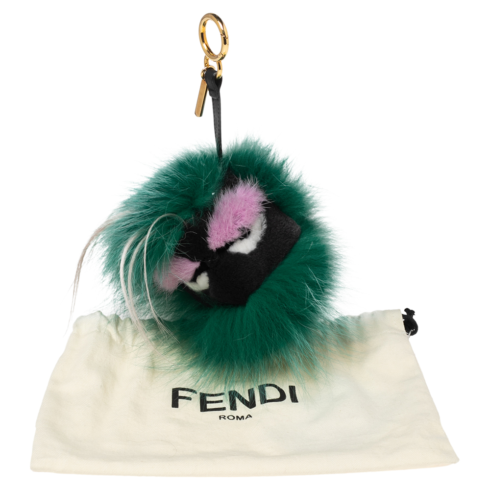 Fendi Multicolor Fur Monster Bag Charm