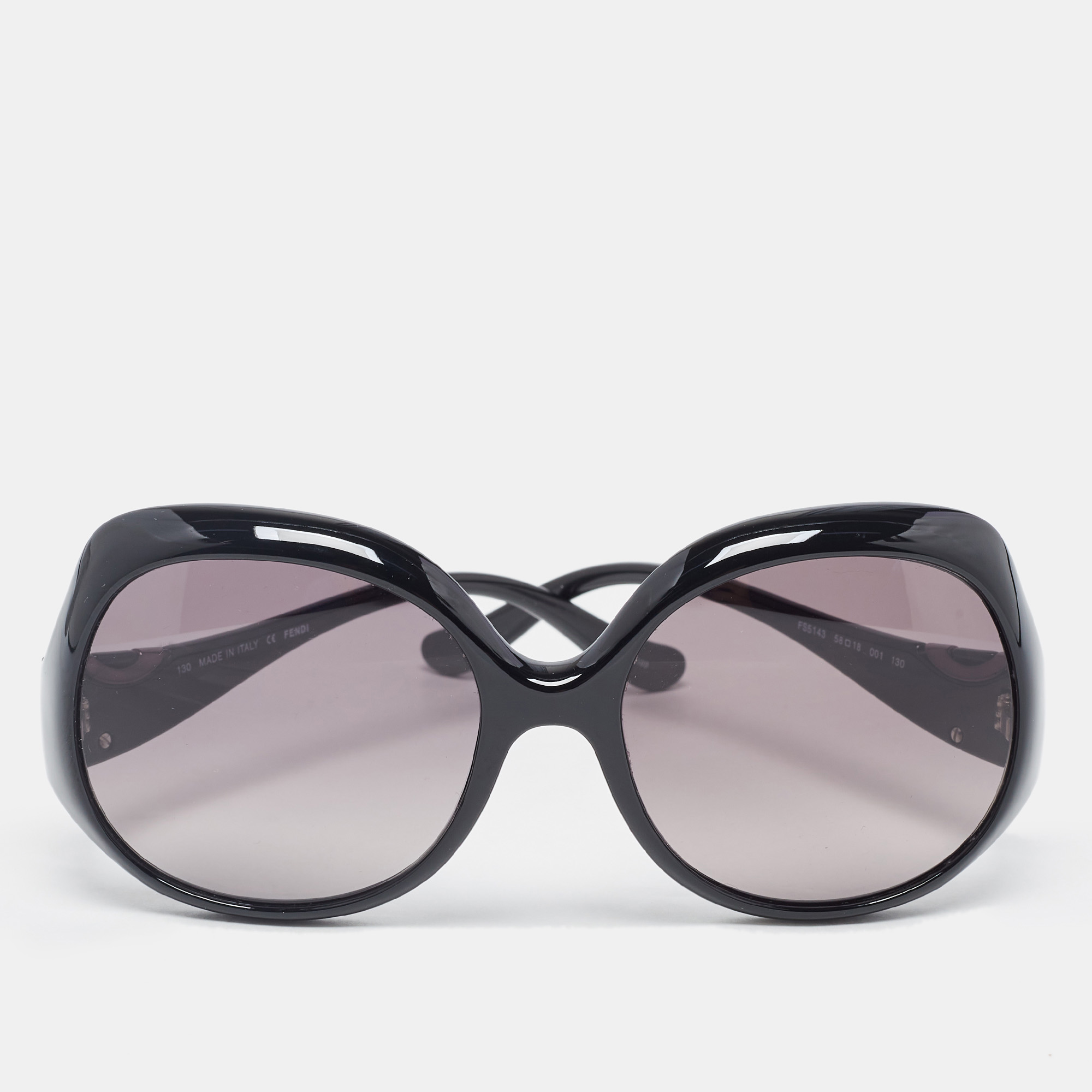 Fendi Black FS513 Gradient Oversized Sunglasses