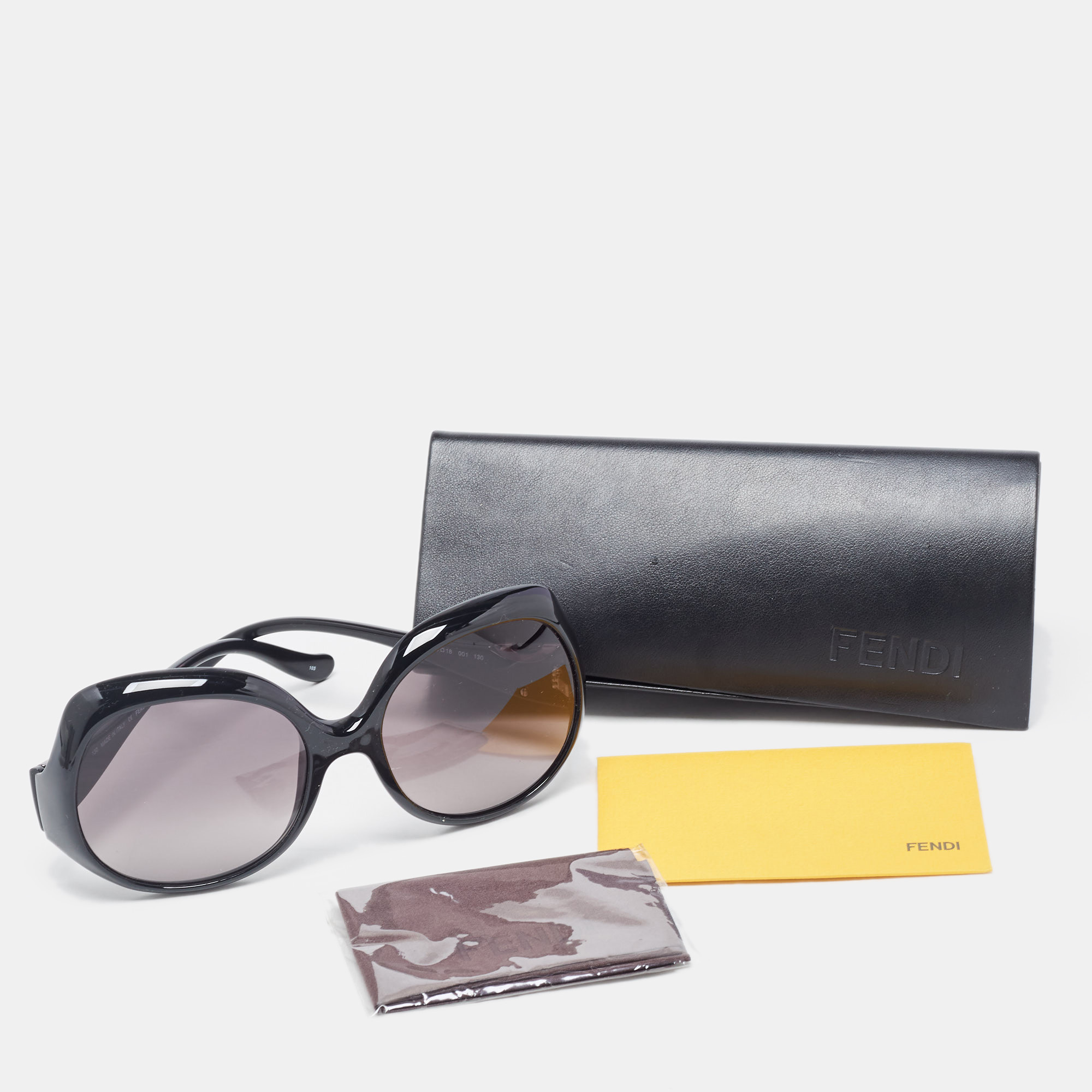 Fendi Black FS513 Gradient Oversized Sunglasses