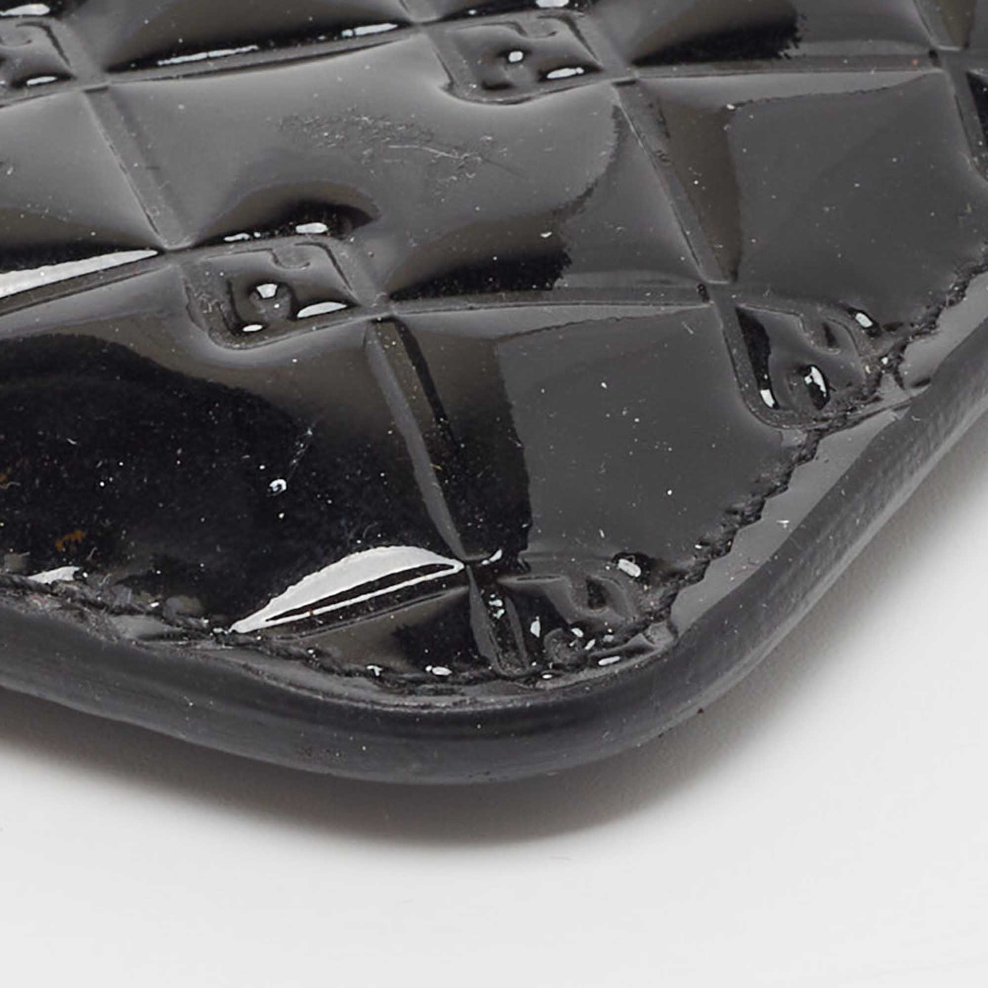Fendi Black Embossed Patent Leather Fendilicious Phone Cover