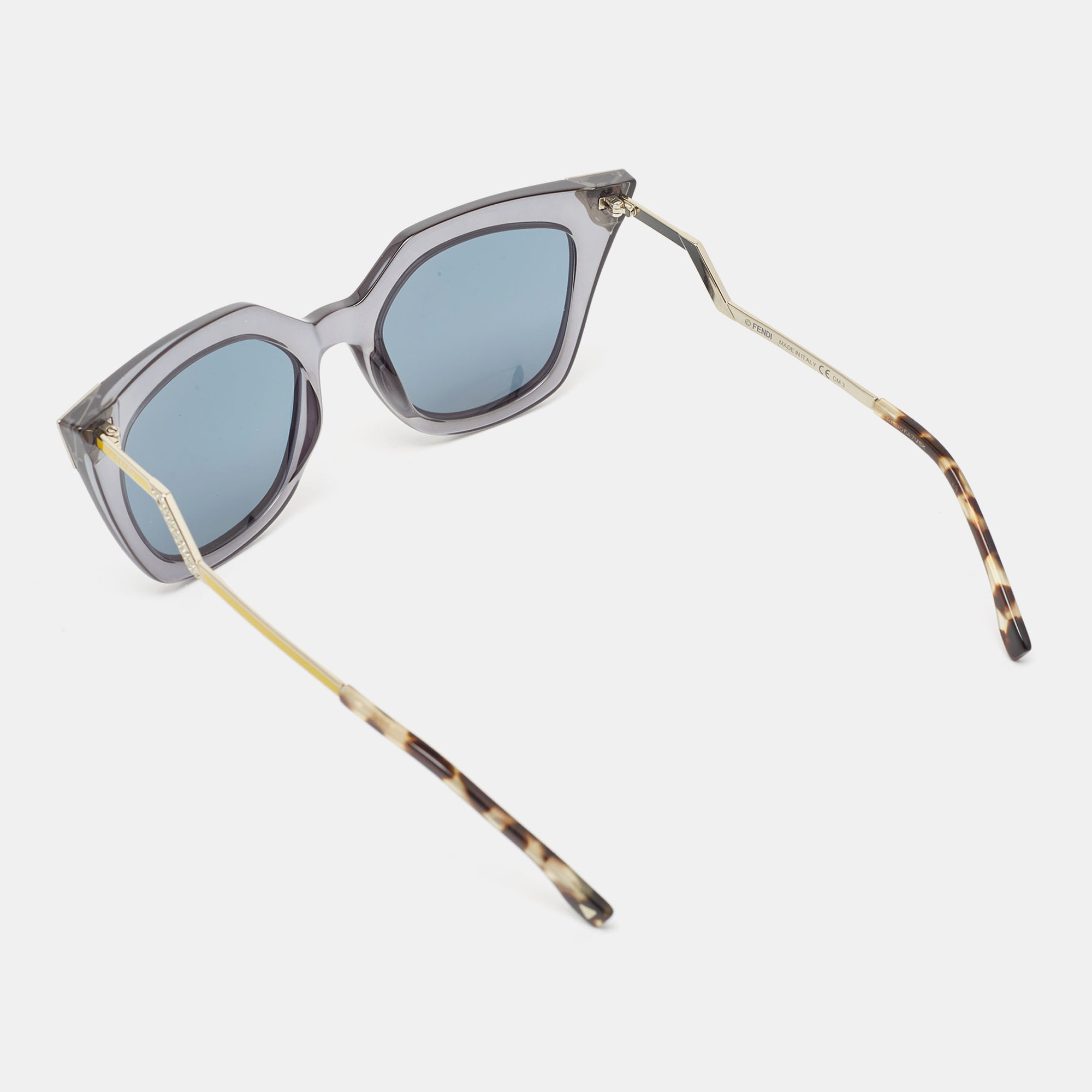 Fendi Blue Gradient Iridia Cat Eye Sunglasses