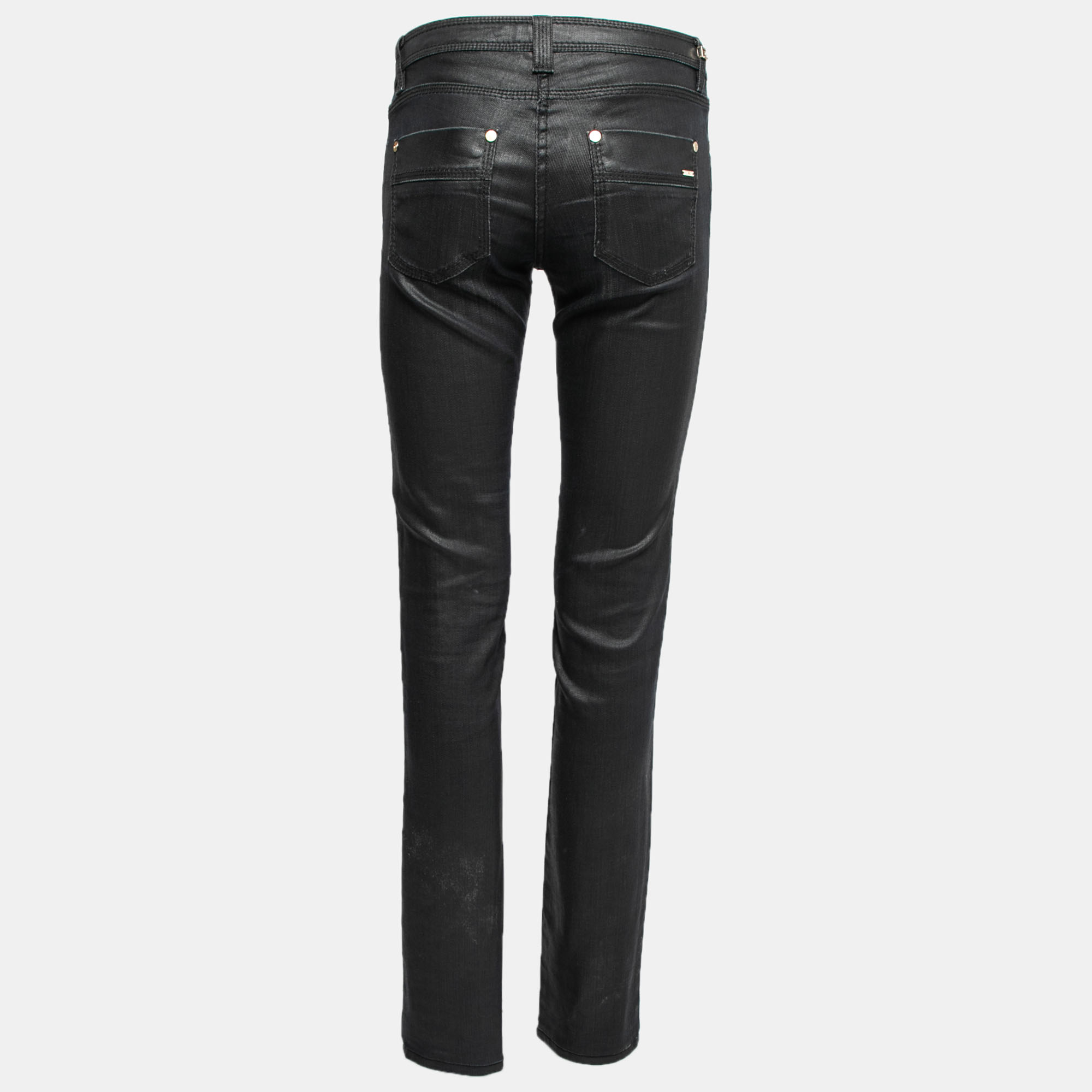 Fendi Black Cotton Straight Fit Jeans
Fendi Black Cotton Straight Fit Jeans