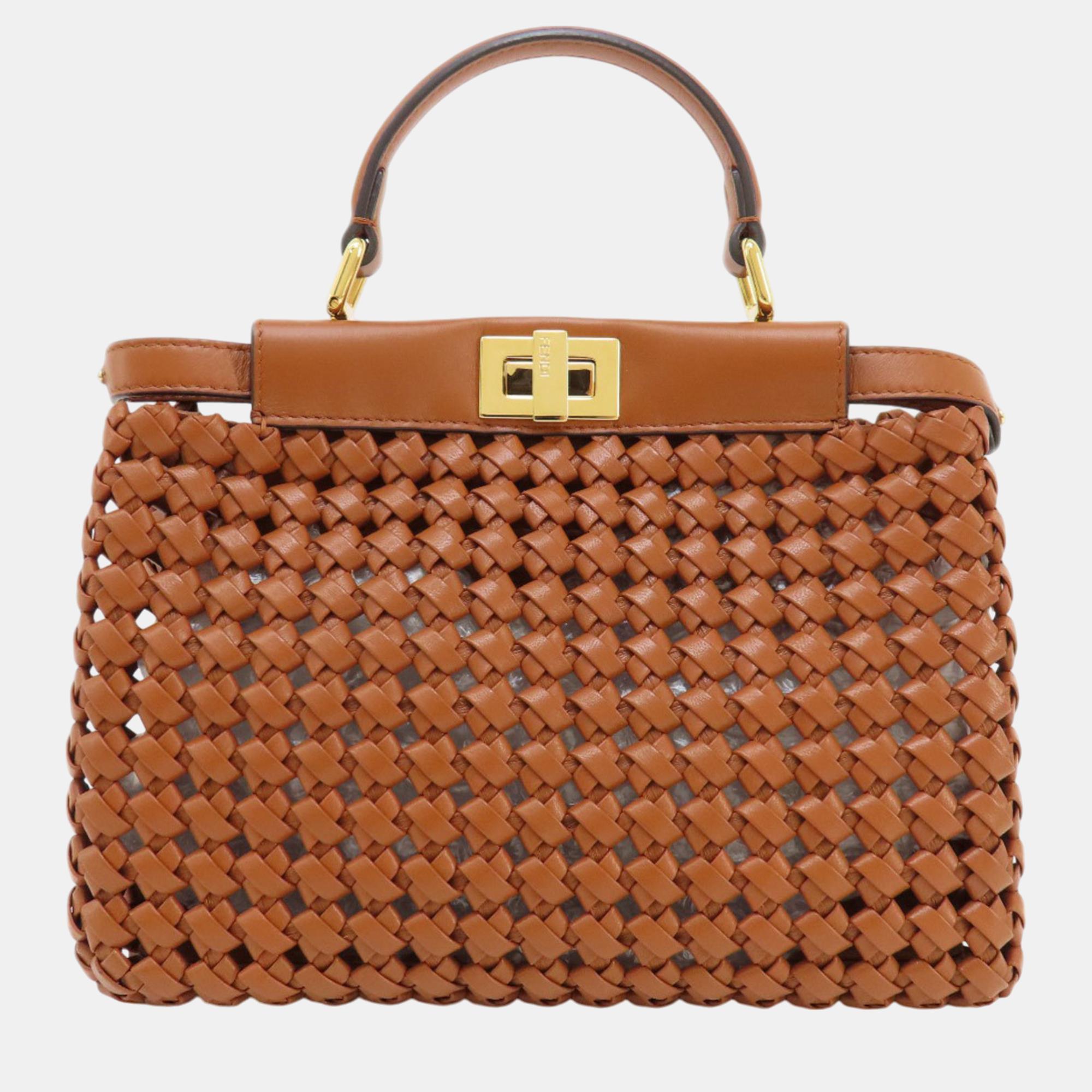 Fendi Peekaboo Calf Handbag