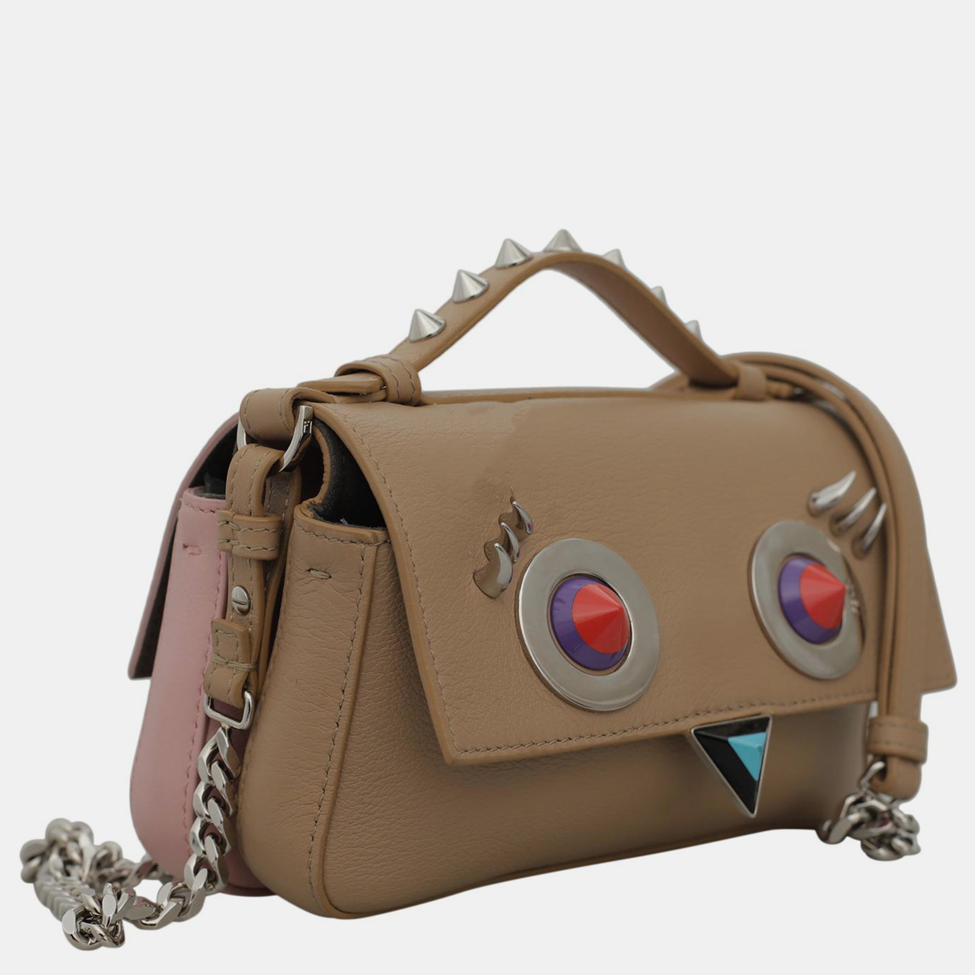 Fendi Hypnoteyes Double Micro Baguette Crossbody Bag