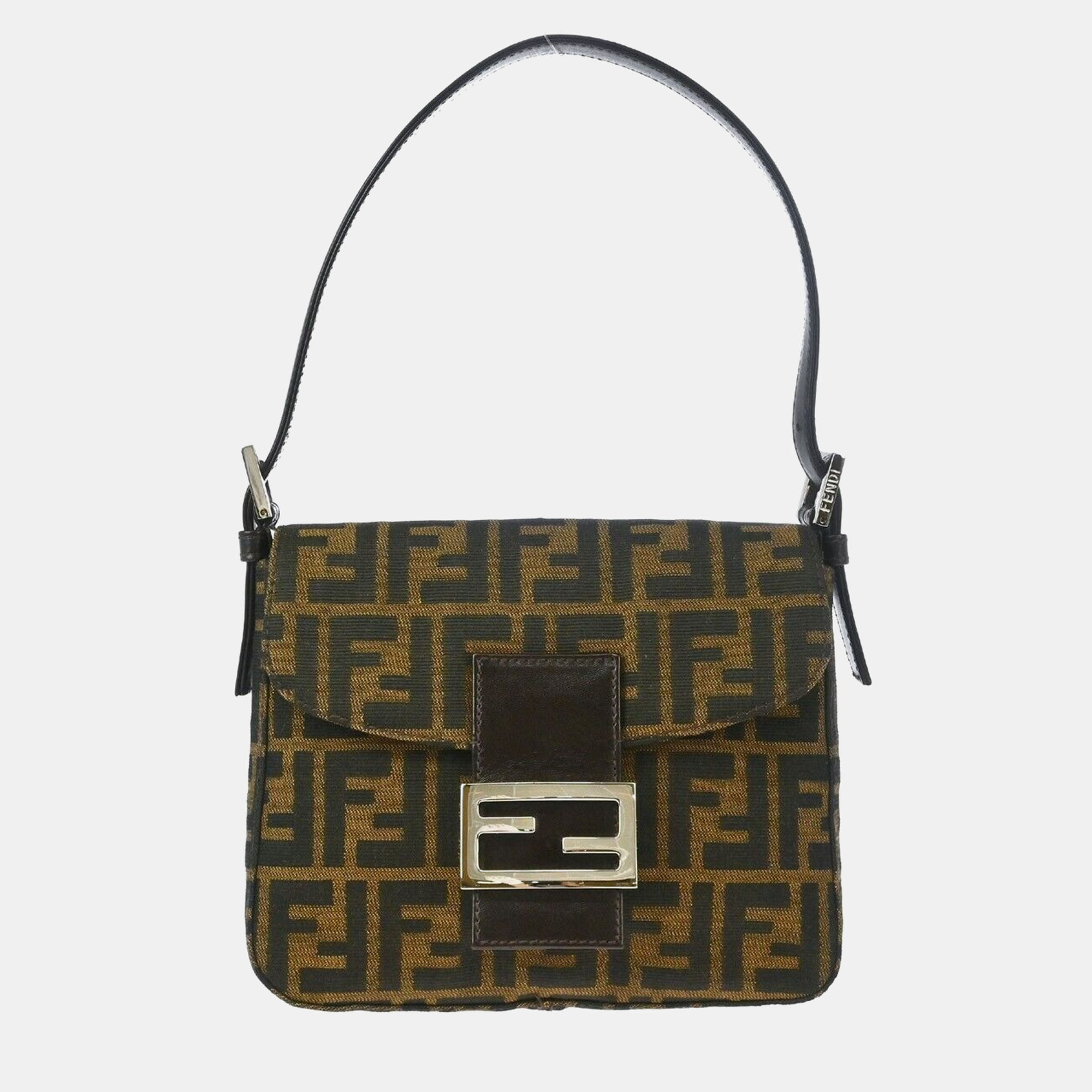Fendi Brown Zucca Canvas Handbag