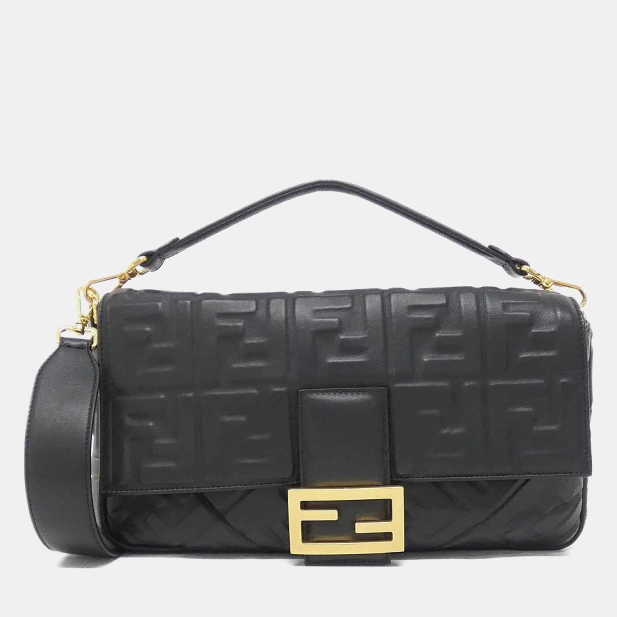 Baguette Large Lambskin Handbag - Fendi - Modalova