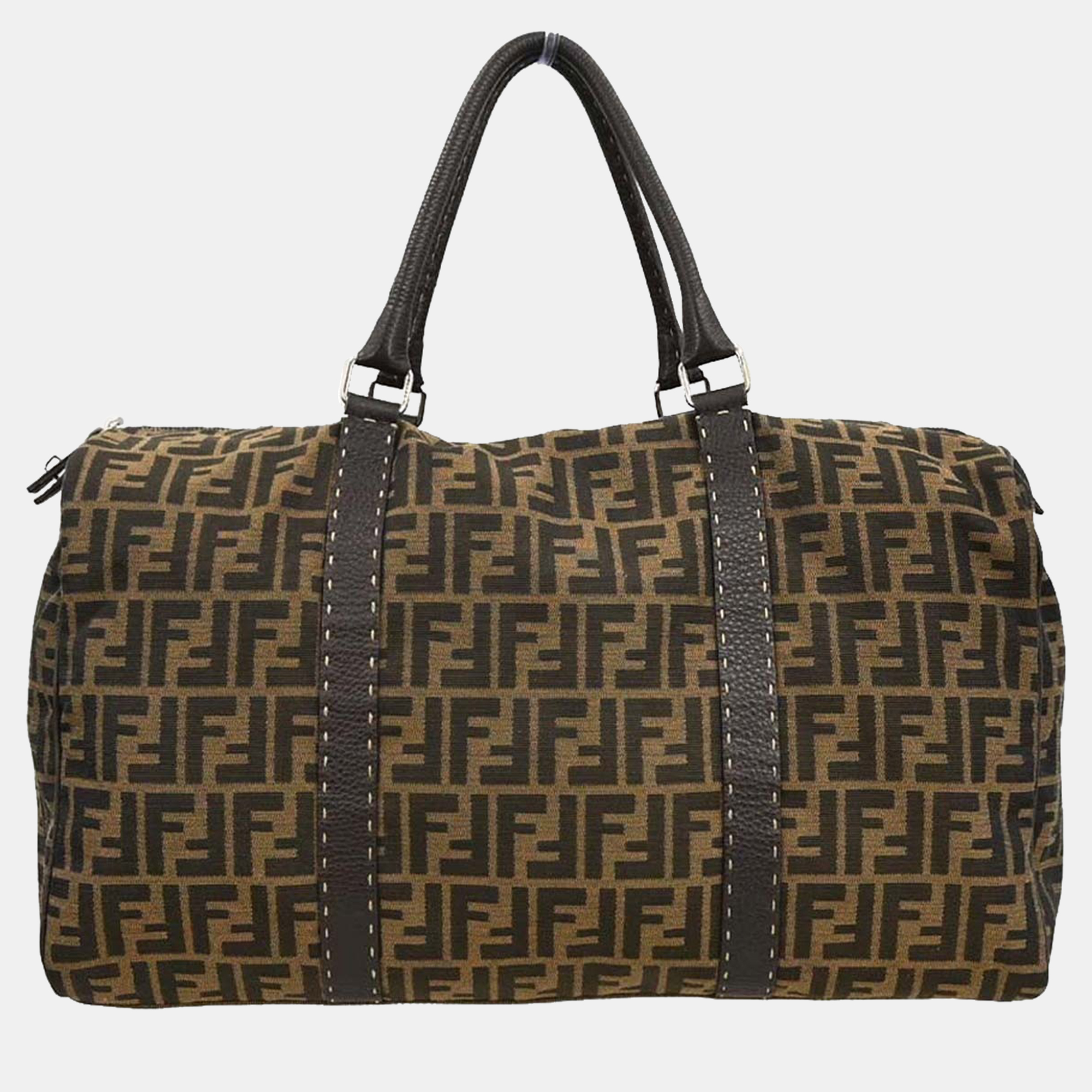 Fendi Brown Zucca Duffle Bag, Black
Fendi Brown Zucca Duffle Bag, Black