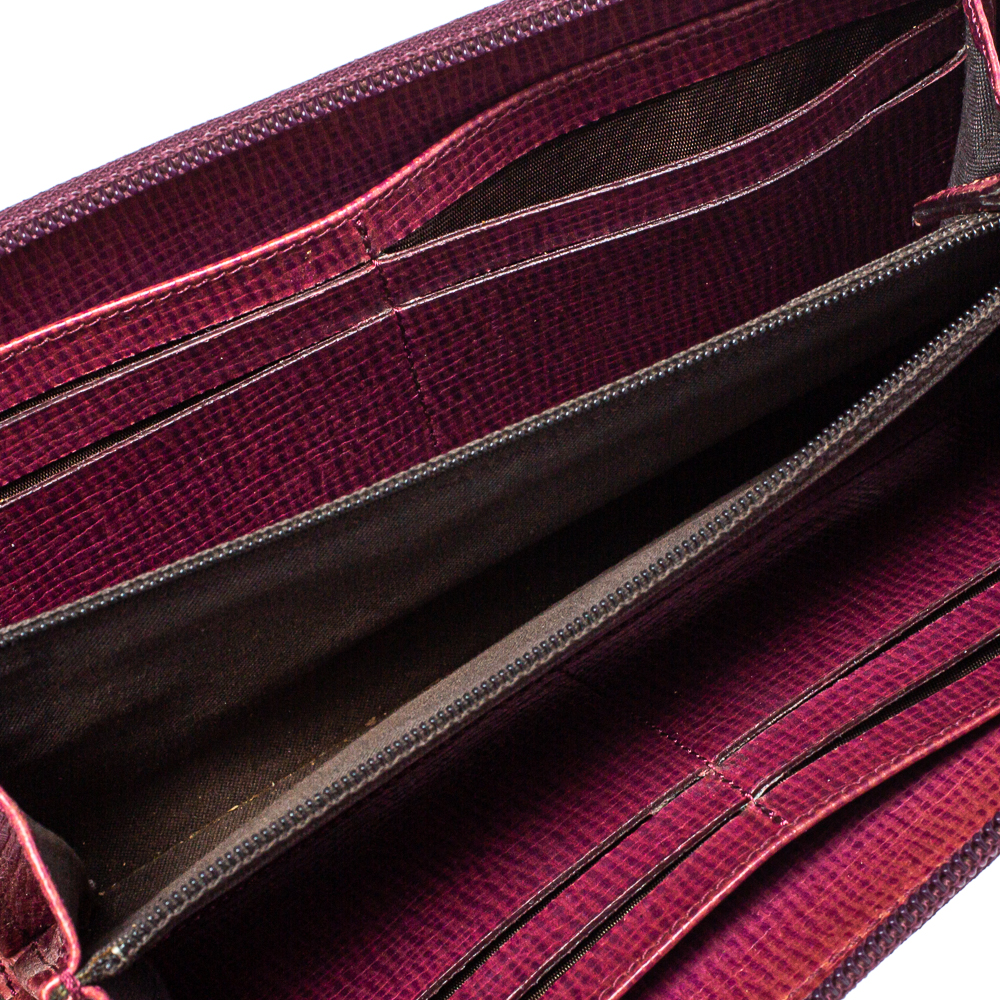 Fendi Purple Zucca Coated Canvas Zip Wallet
Fendi Purple Zucca Coated Canvas Zip Wallet