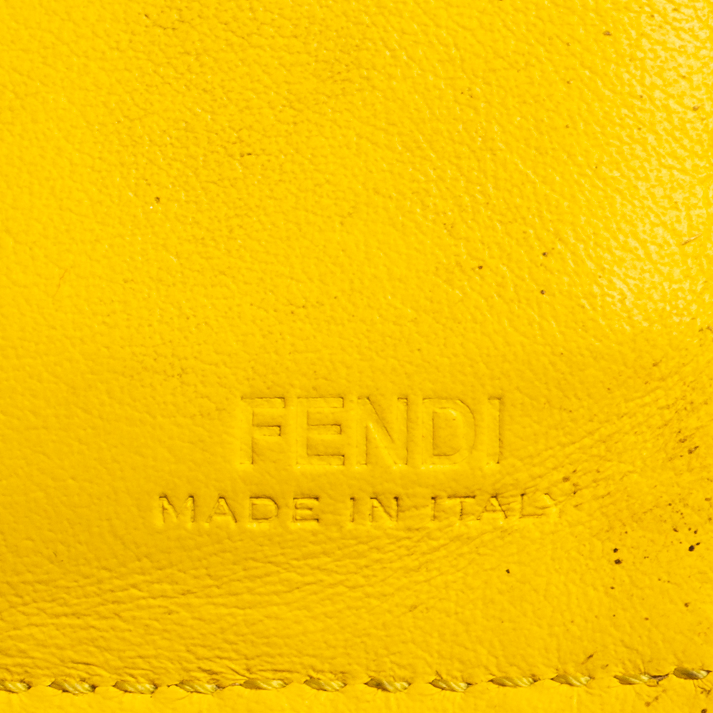 Fendi Brown Leather By The Way Bifold Wallet