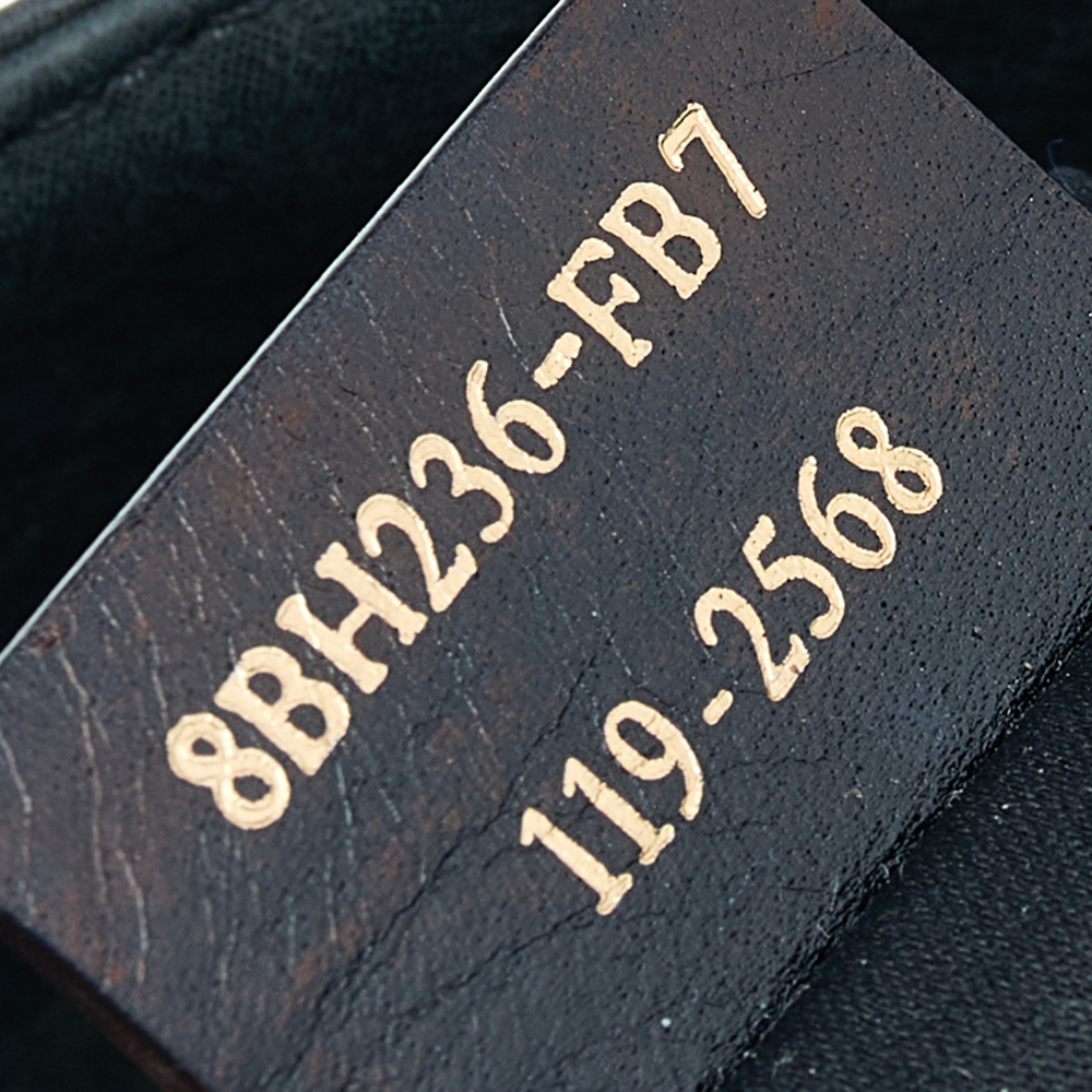 Fendi Black Iridescent Leather Chain Tote