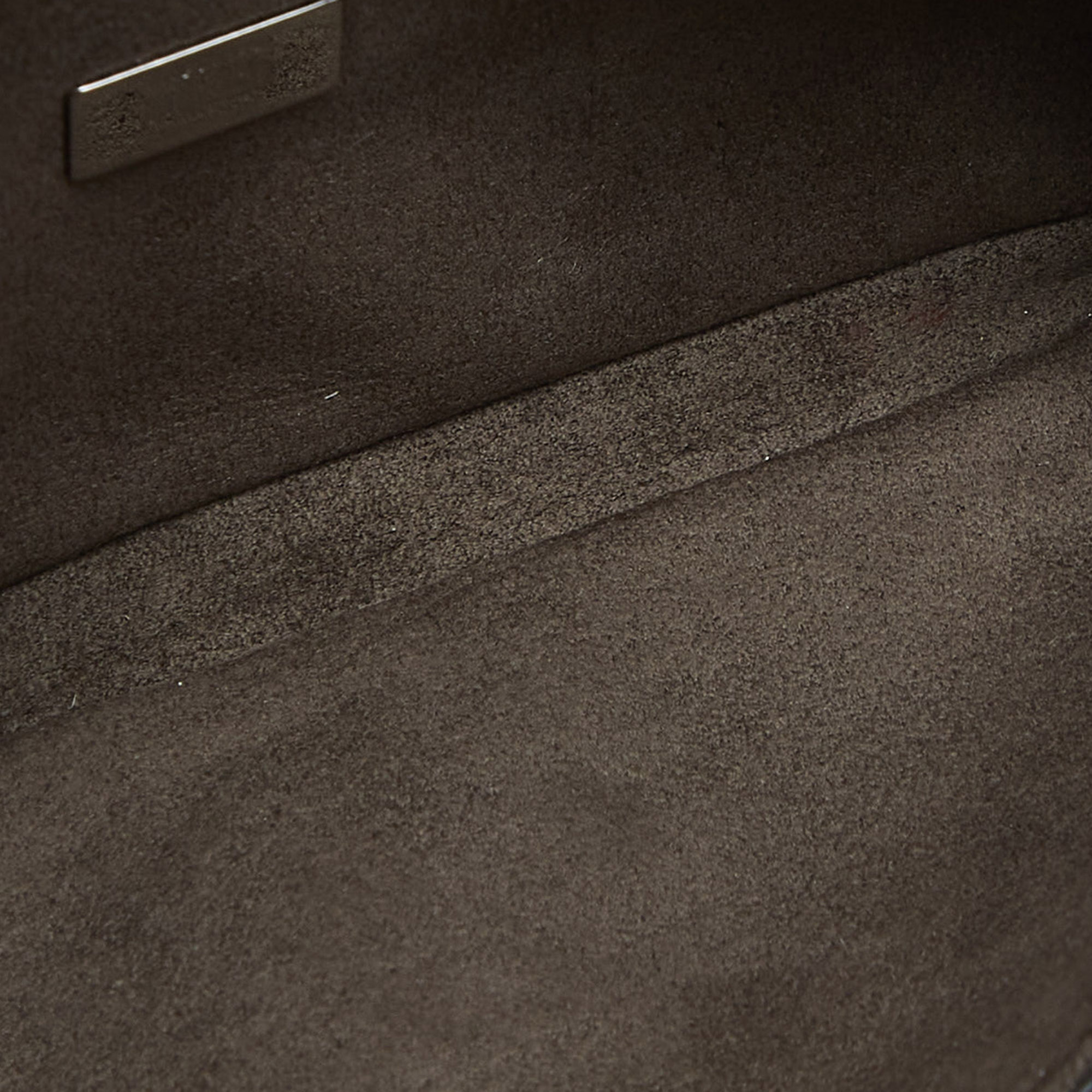 Fendi Multicolor Leather And Fox Fur Micro Buggie Baguette Bag