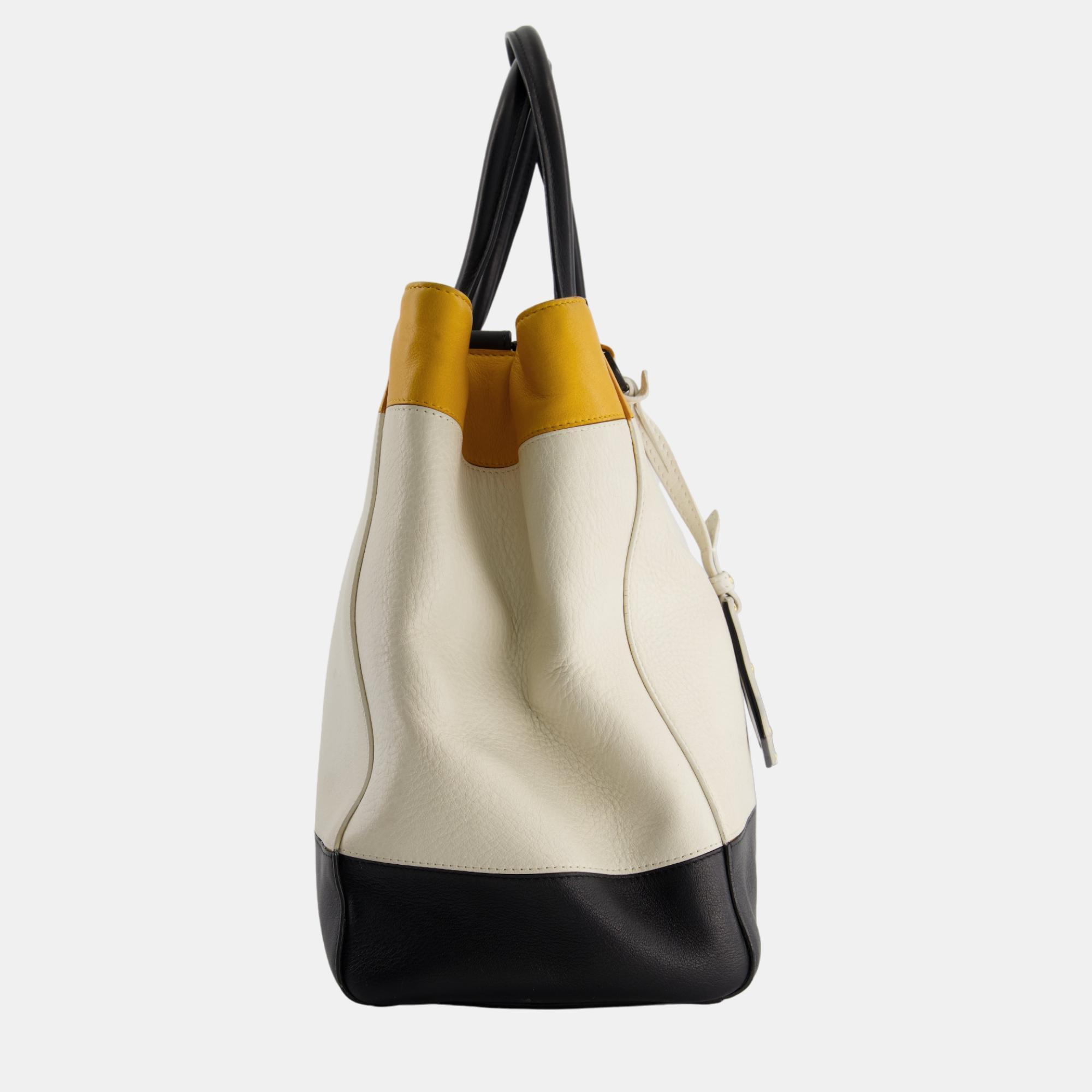 Fendi 2 Jours Medium Multicolor Bag With Black Hardware