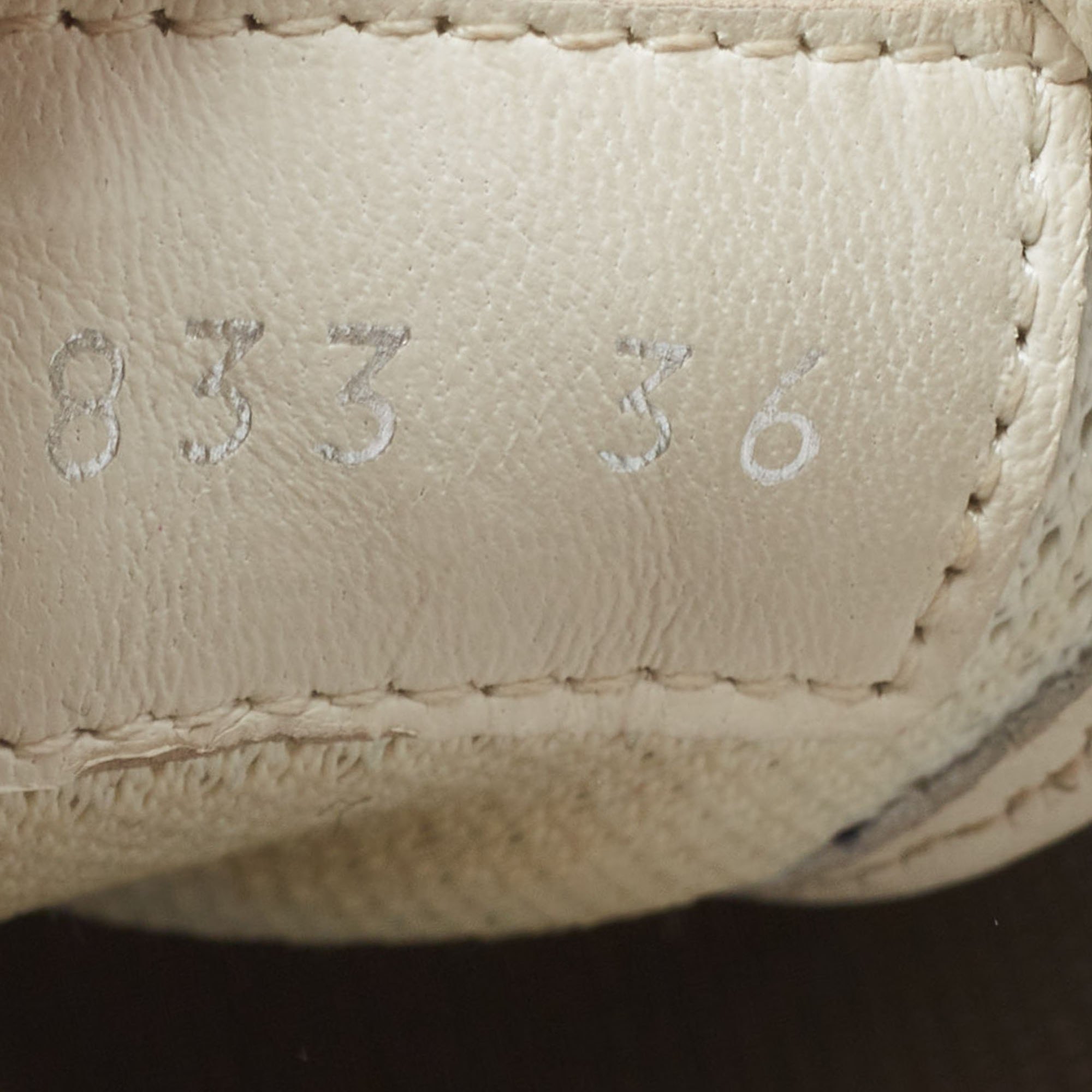 Fendi Cream Leather And Rubber Fendi-Fila Mania Logo Low Top Sneakers Size 36