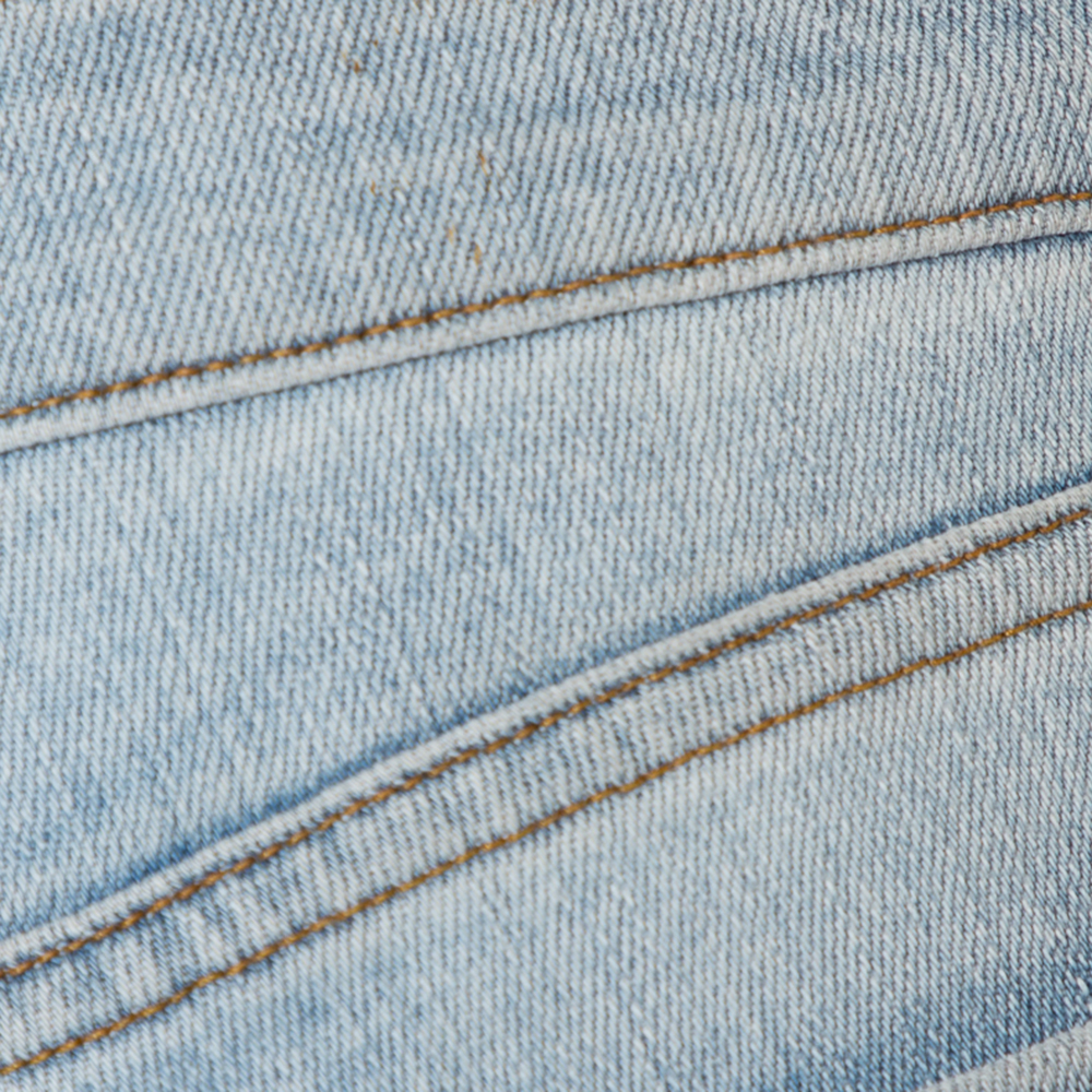 Frame Blue Faded Denim Skinny Destroyed Nowita Jeans M