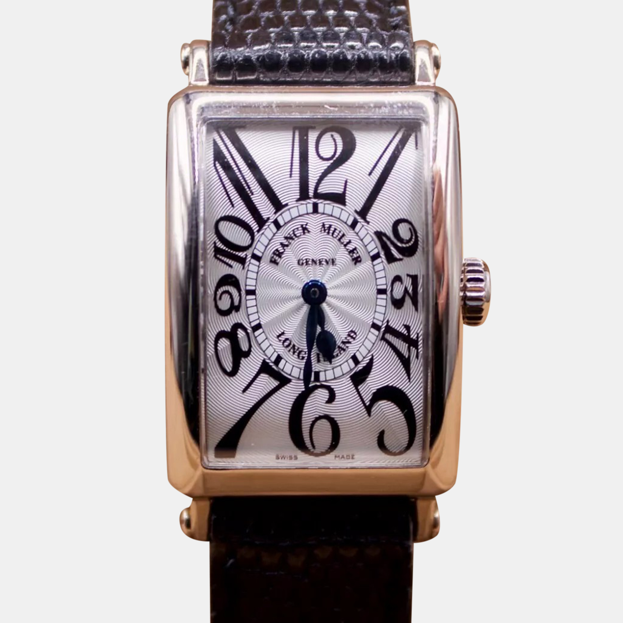 Franck Muller Silver Stainless Steel Long Island Quartz Women's Wristwatch 23 mm
Franck Muller Silver Stainless Steel Long Island Quartz Women's Wristwatch 23 mm
