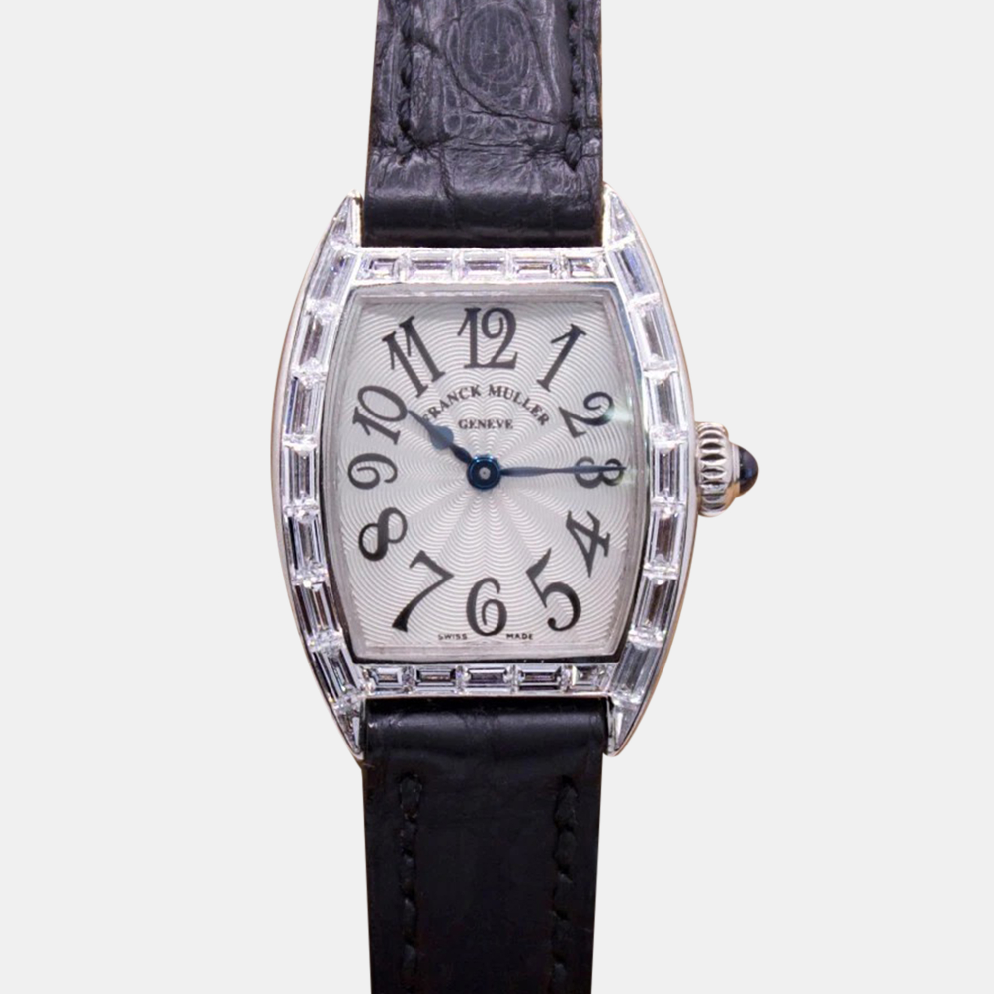 Franck Muller Silver 18k White Gold Diamond Curvex Manual Winding Women's Wristwatch 20 mm
Franck Muller Silver 18k White Gold Diamond Curvex Manual Winding Women's Wristwatch 20 mm
