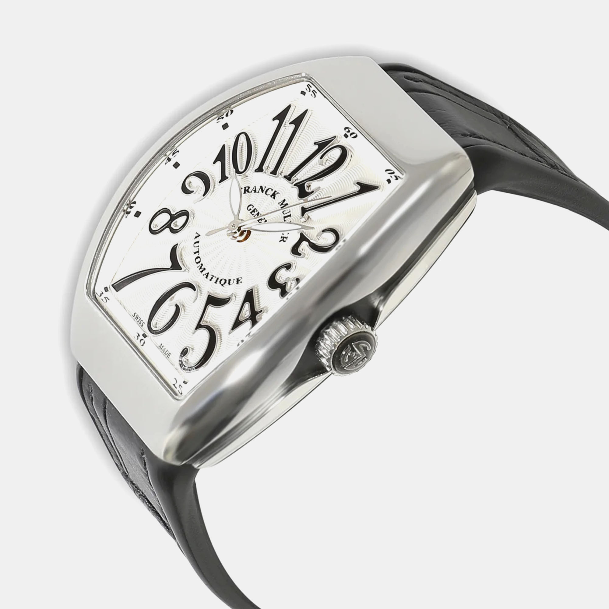 Franck Muller Silver Stainless Steel Vanguard  Automatic Women's Wristwatch 32 Mm