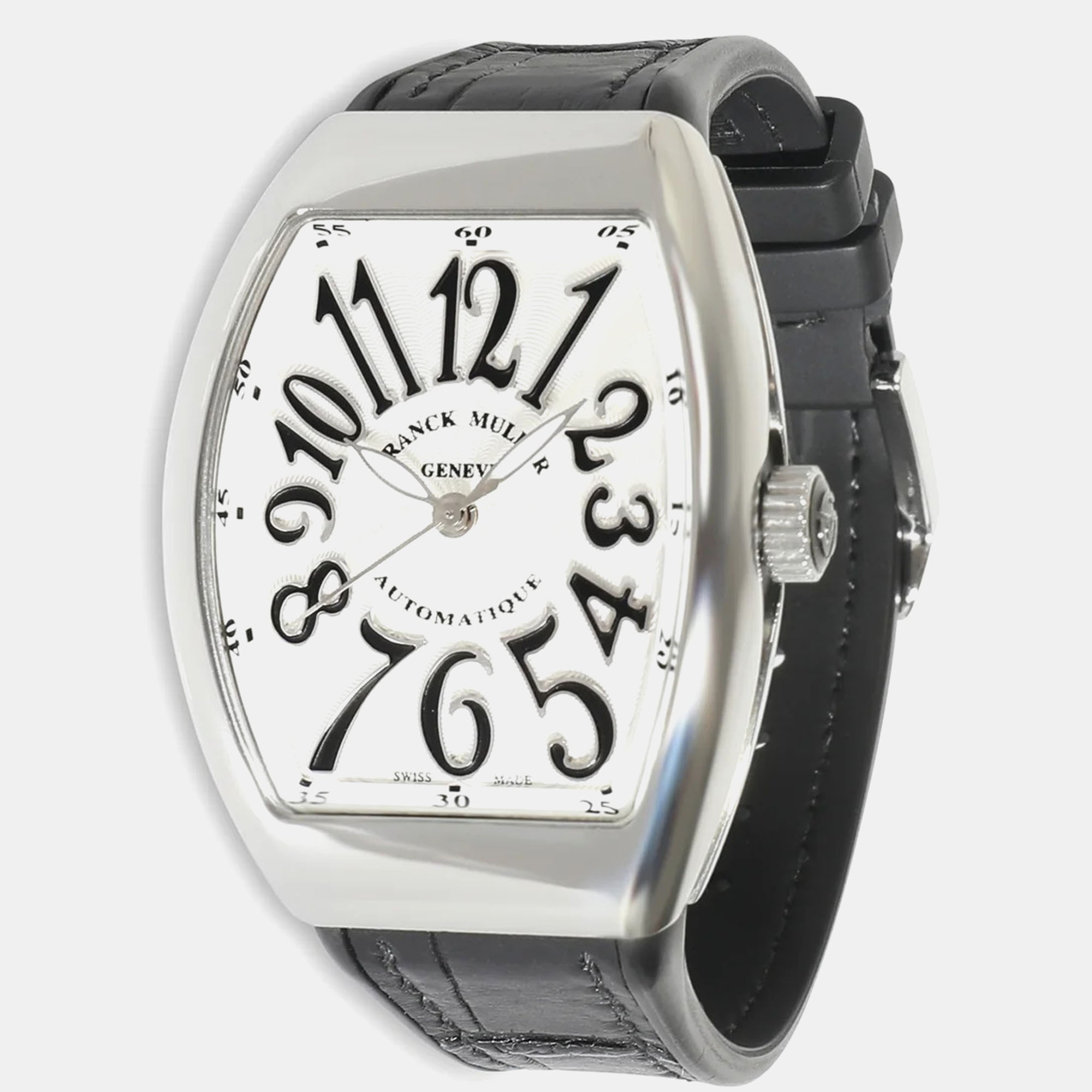Franck muller silver stainless steel vanguard  automatic women's wristwatch 32 mm