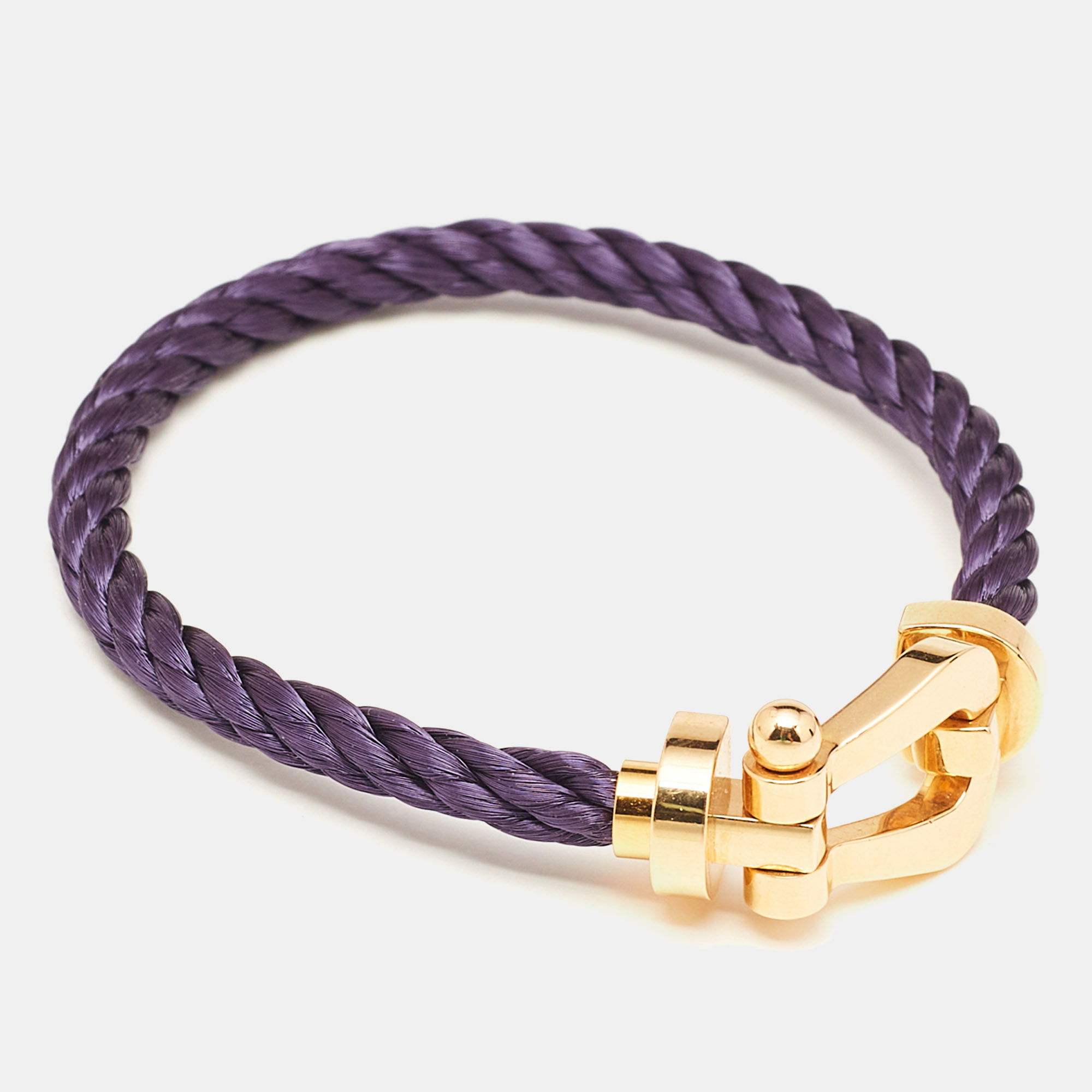 Fred Force 10 Cord 18k Yellow Gold Bracelet