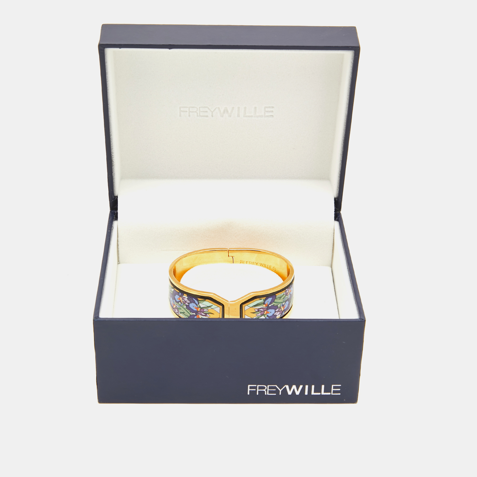 Frey Wille Fire Enamel Gold Plated Clasp Bracelet S