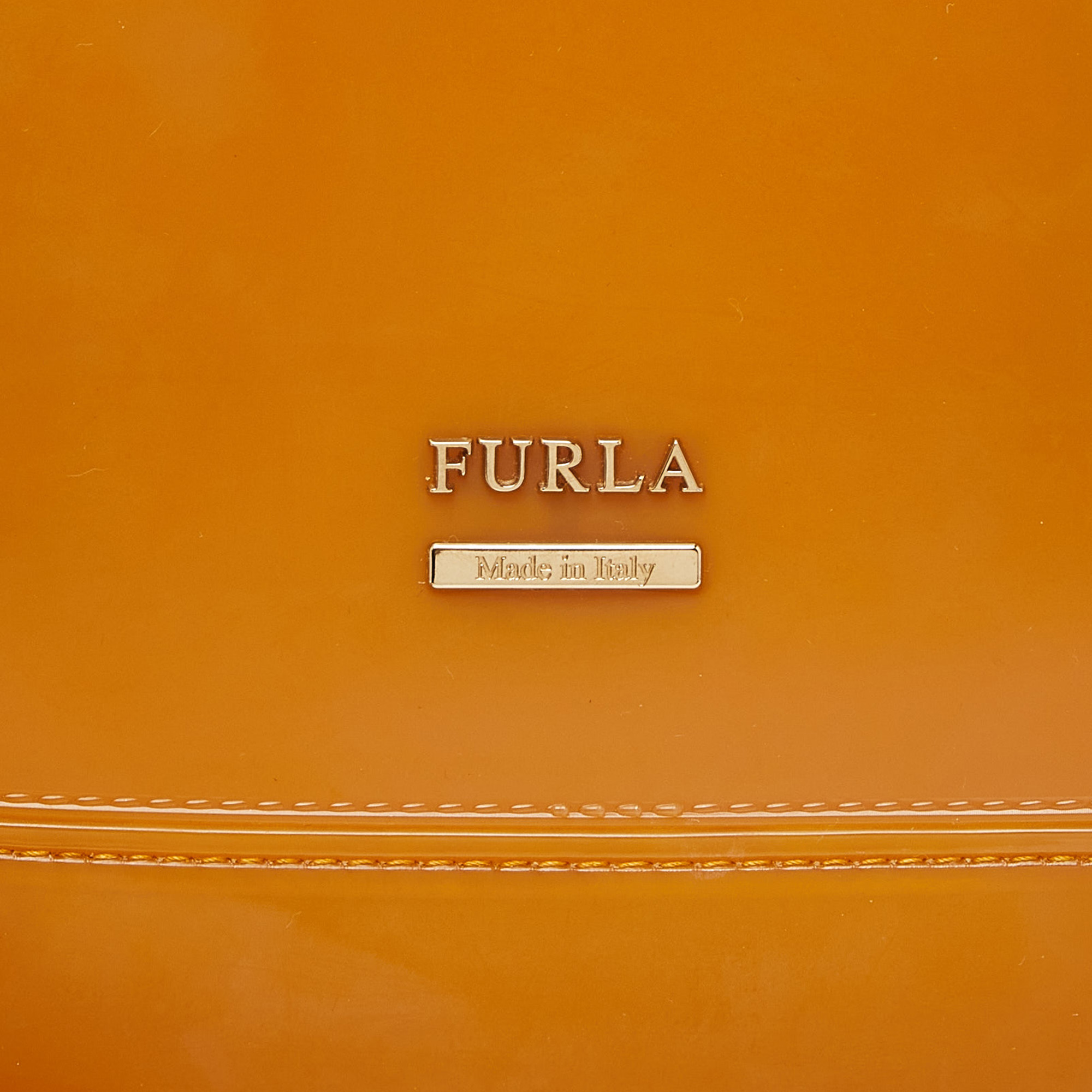 Furla Yellow Rubber Candy Backpack