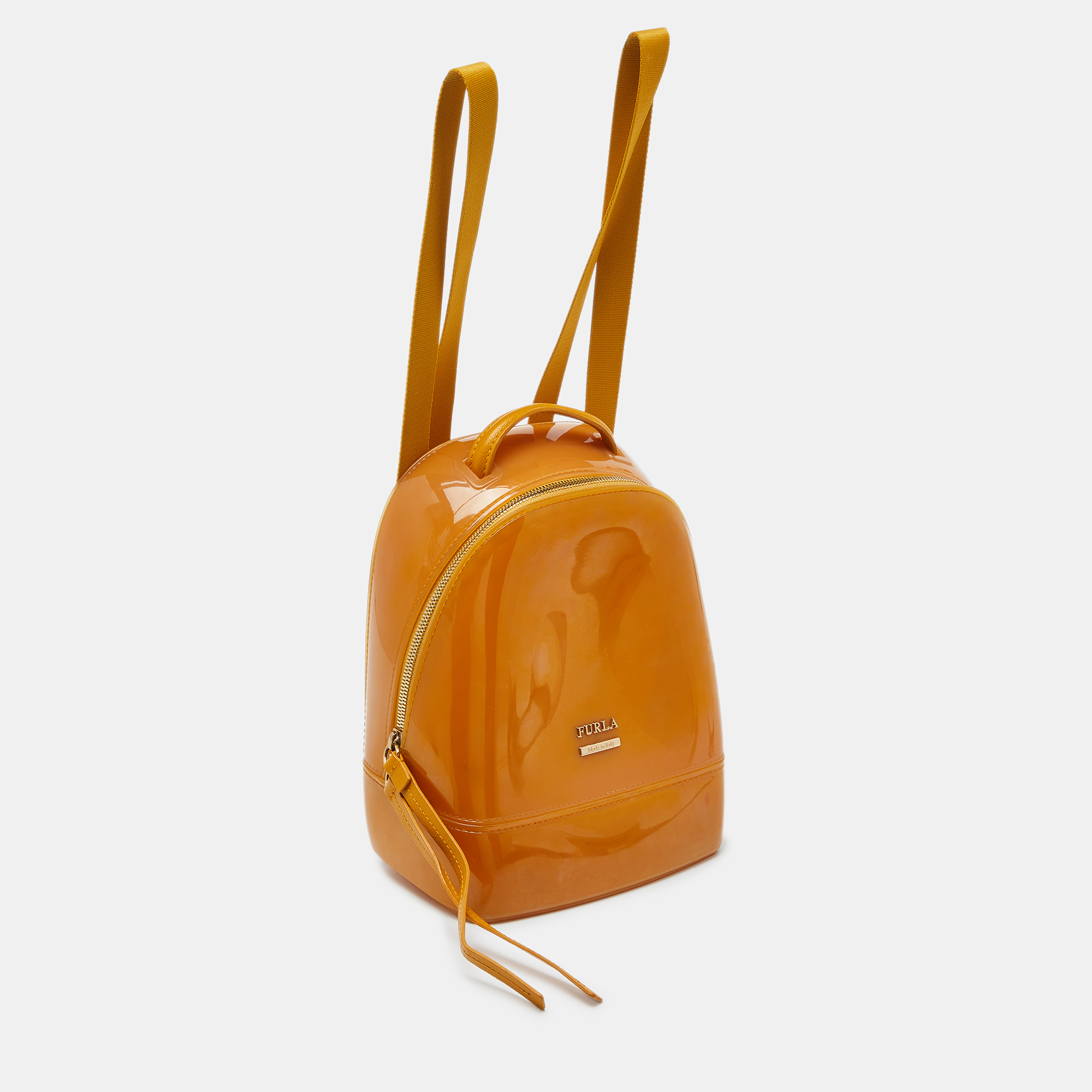 Furla Yellow Rubber Candy Backpack