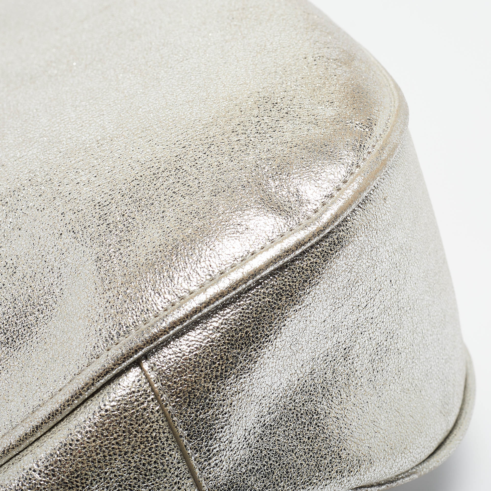 Furla Silver Leather Hobo