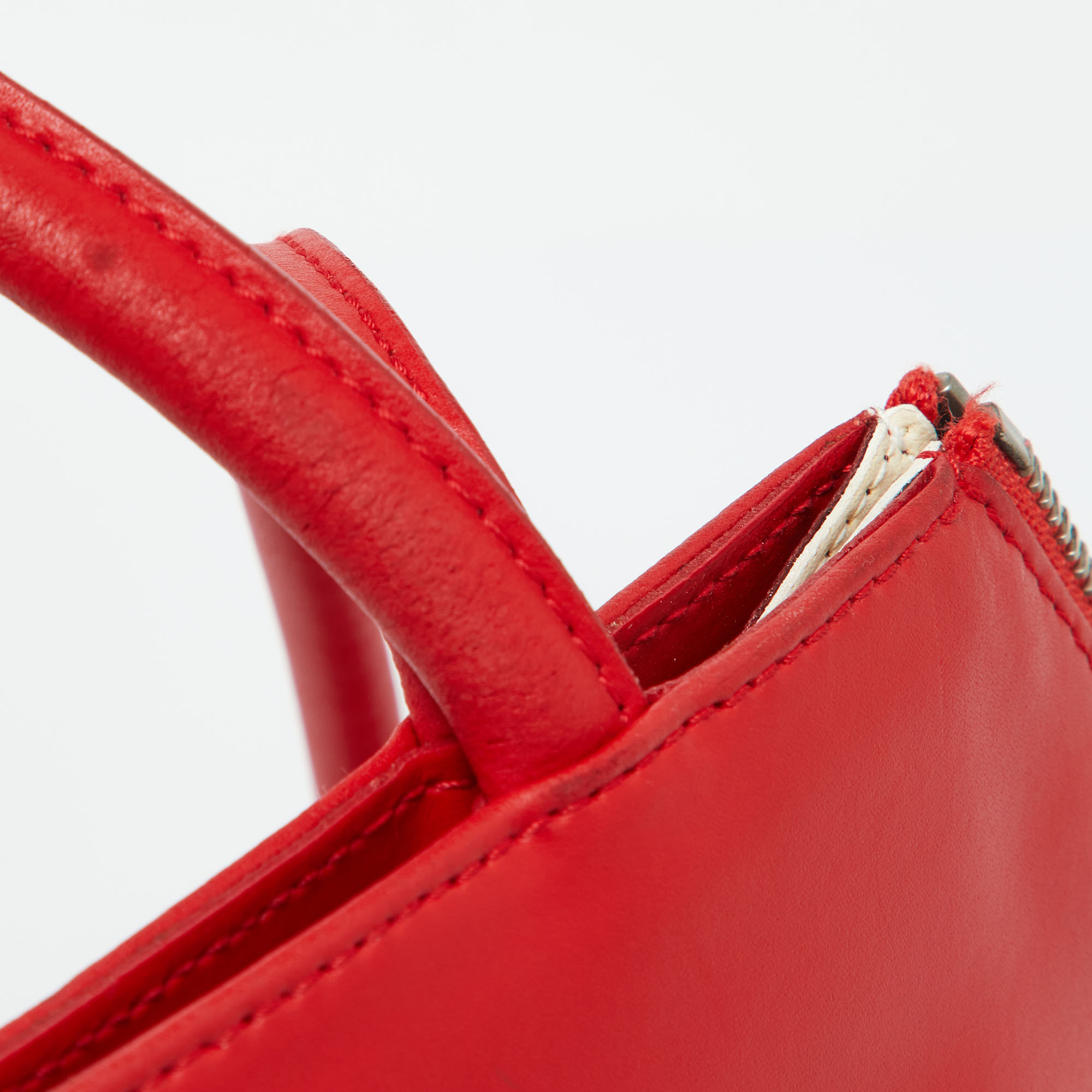 Furla Red Leather Shoulder Bag